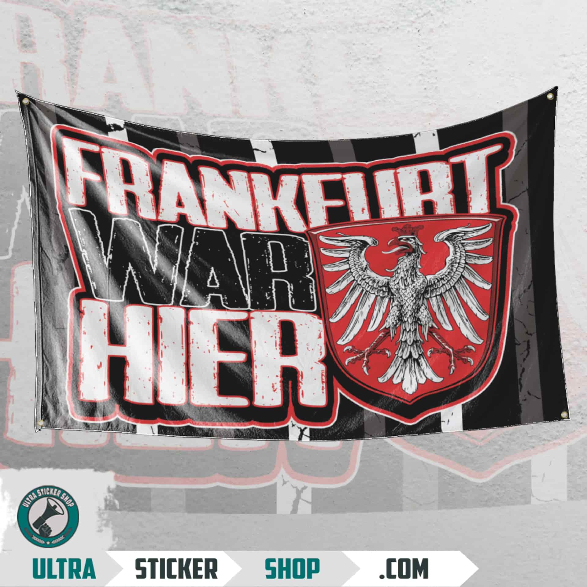 Frankfurt war hier Flag