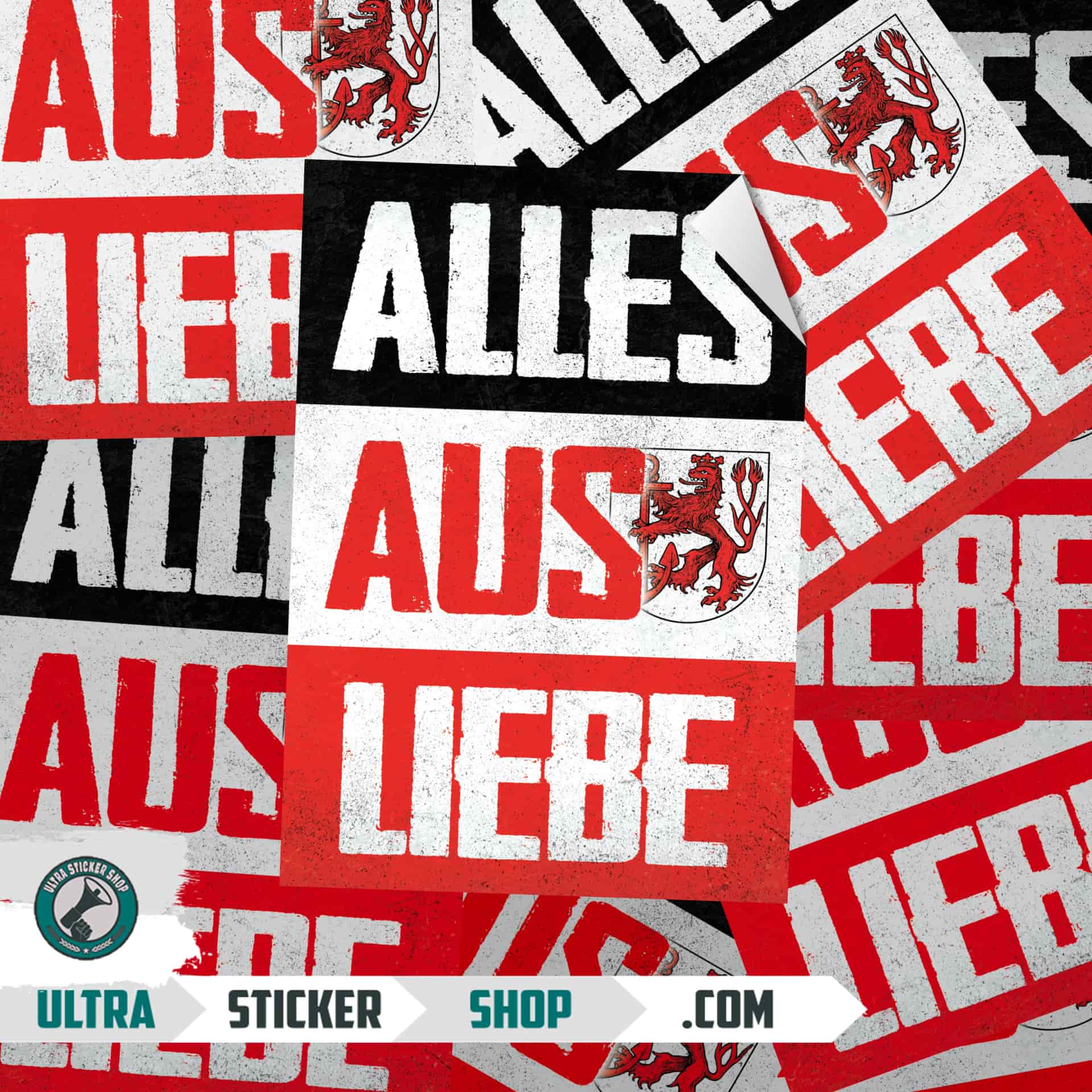 Alles aus Liebe fortuna Stickers