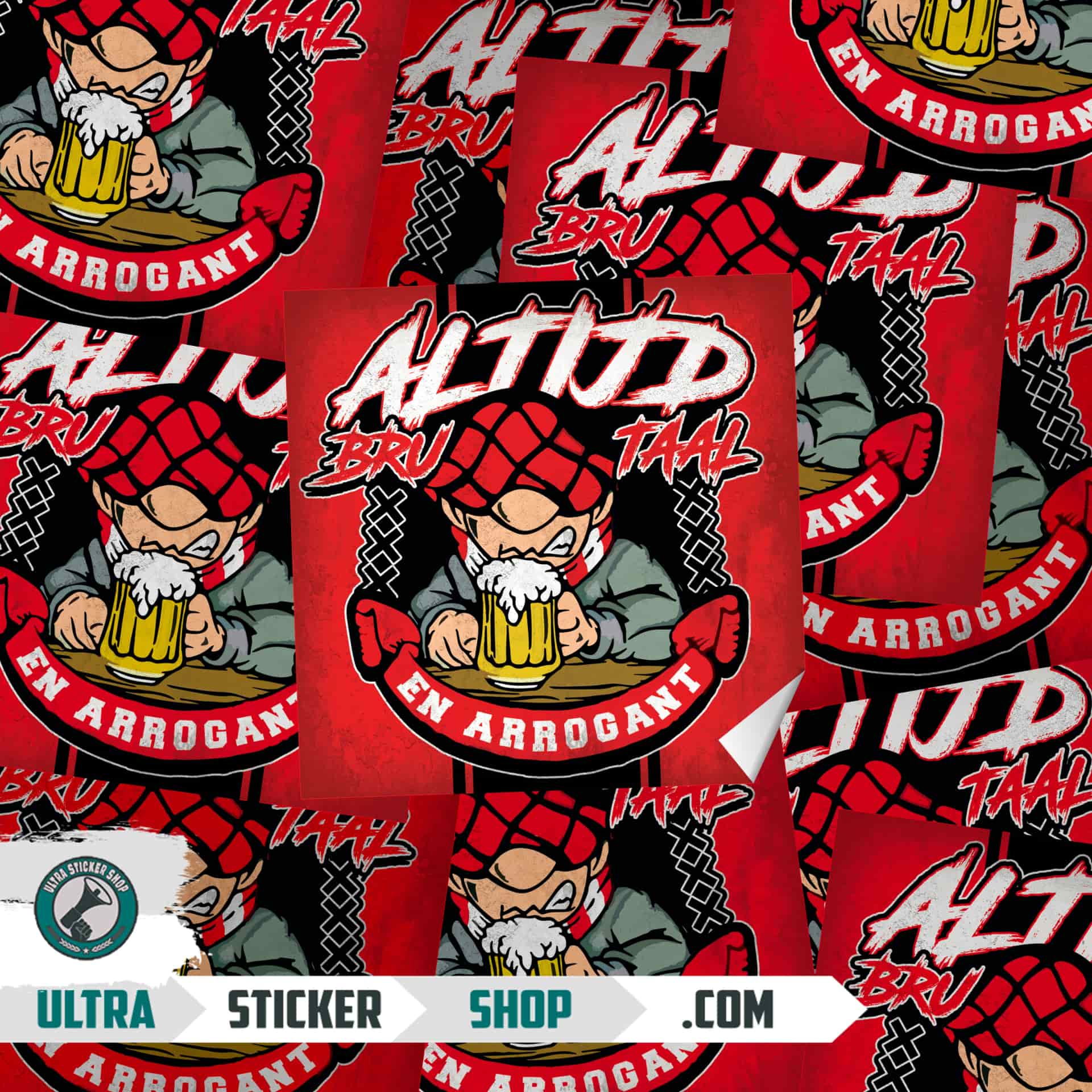 Altijd brutaal en arrogant Stickers
