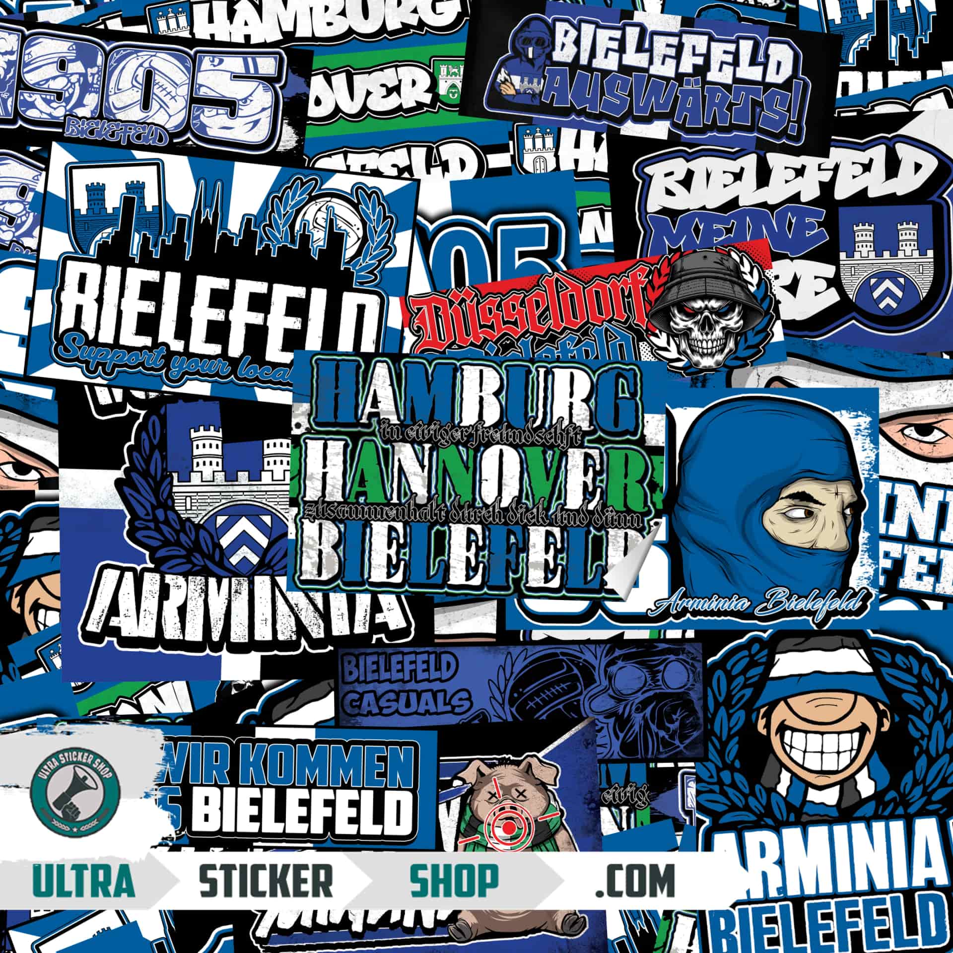 Arminia Bielefeld Sticker-Mix