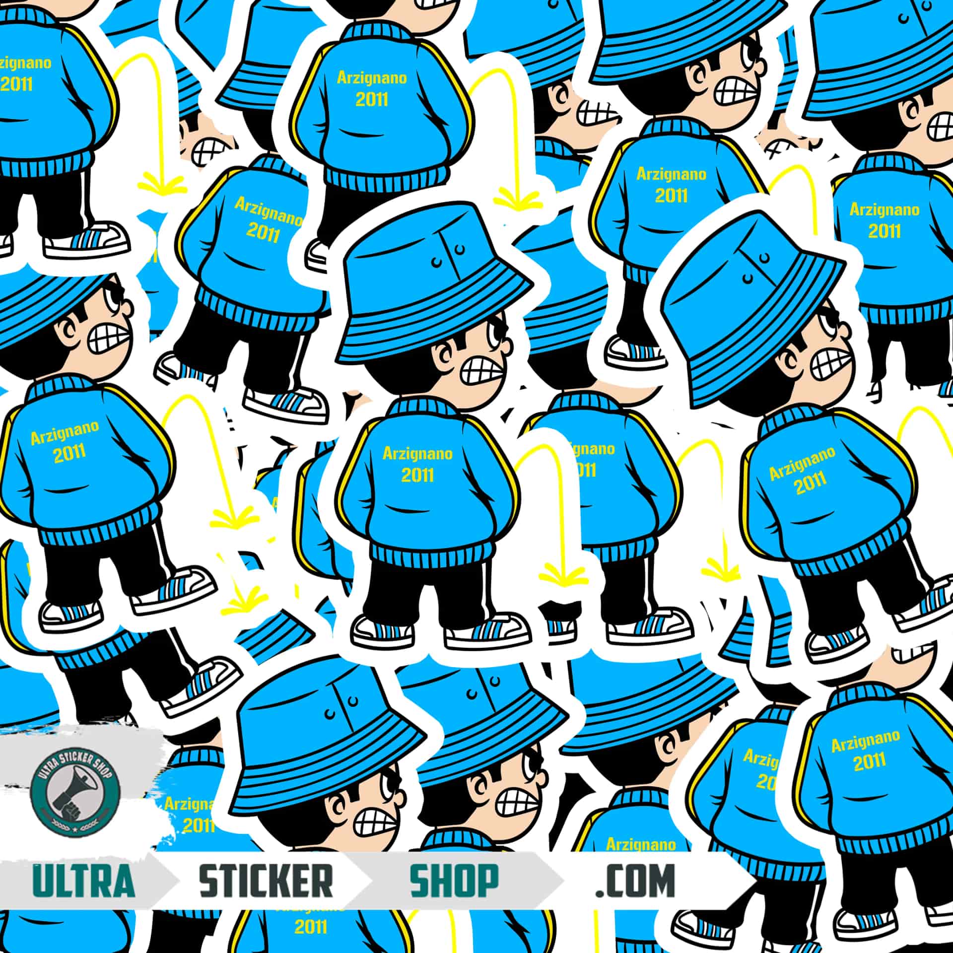 Arzignano 2011 Pee Kid Stickers