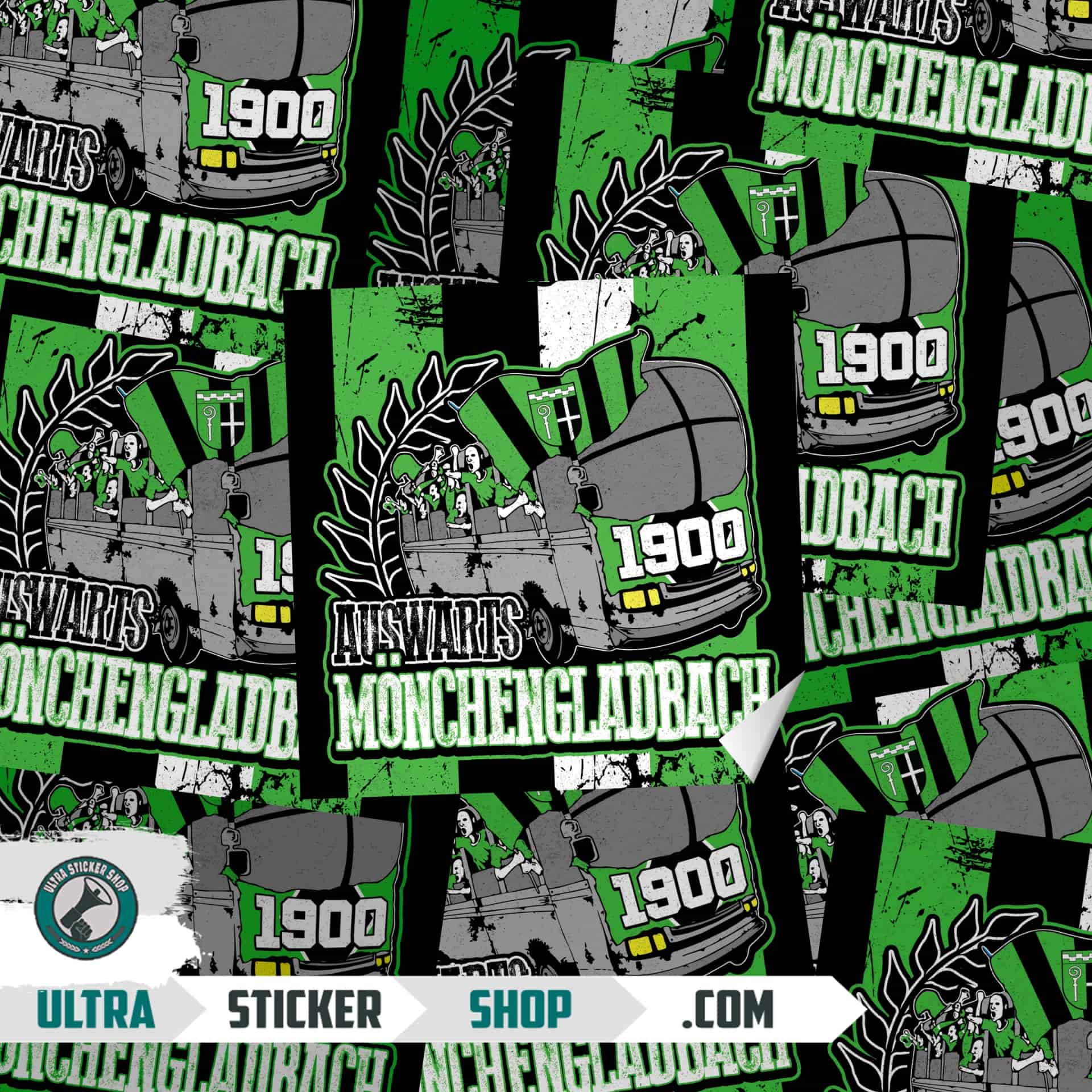 Auswärts Mönchengladbach Stickers