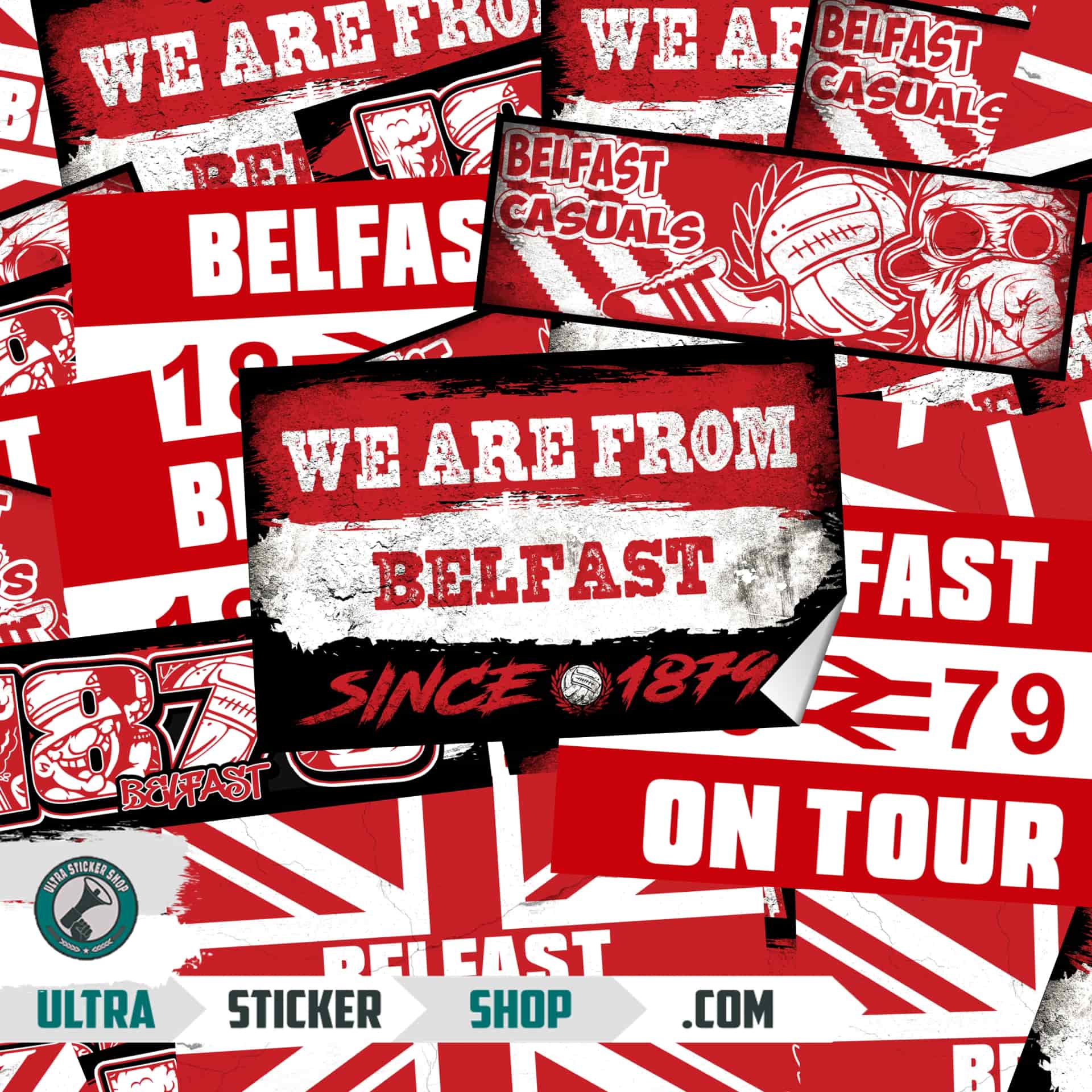 Belfast 1879 Sticker-Mix
