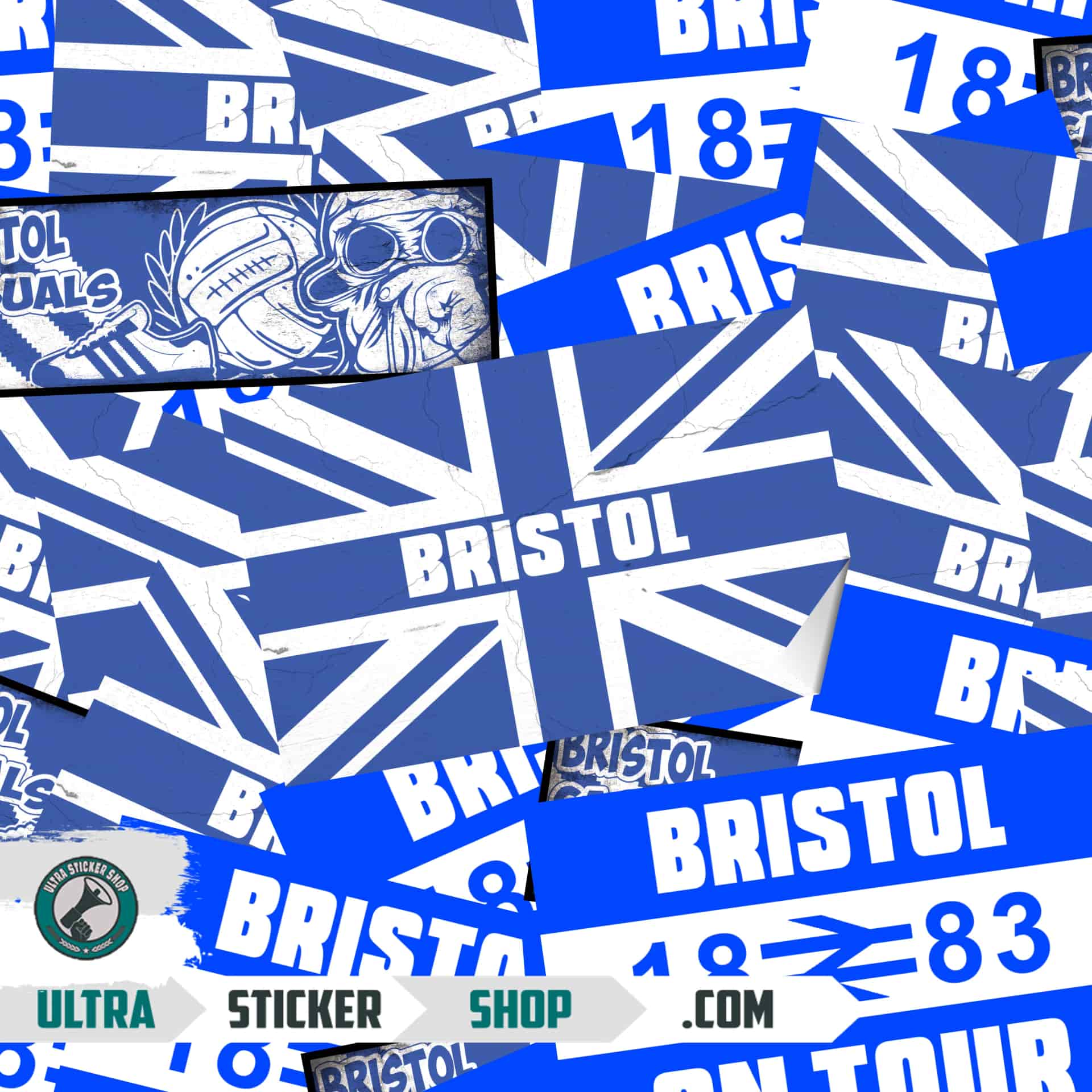 Bristol 1883 Sticker-Mix