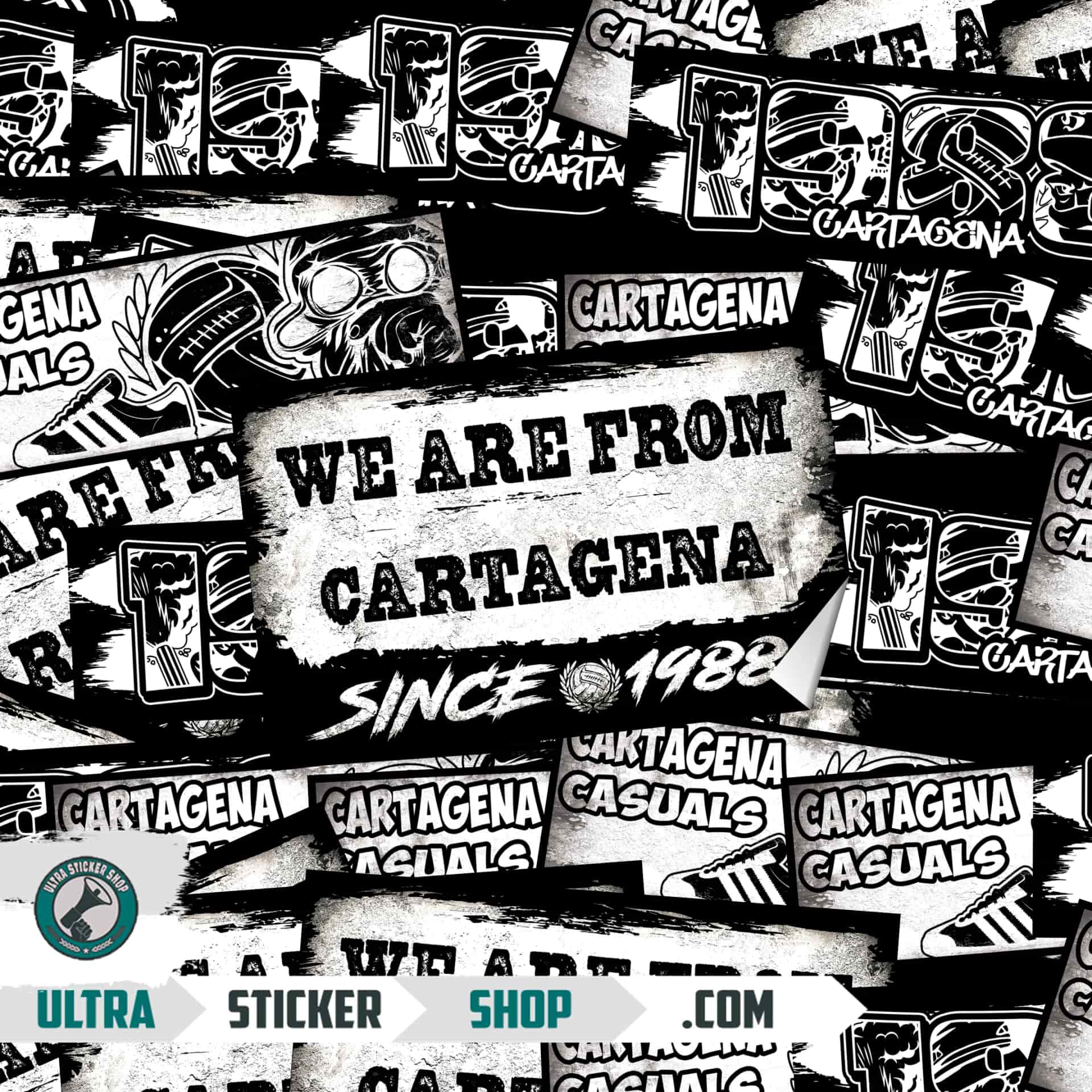 Cartagena 1988 Sticker-Mix