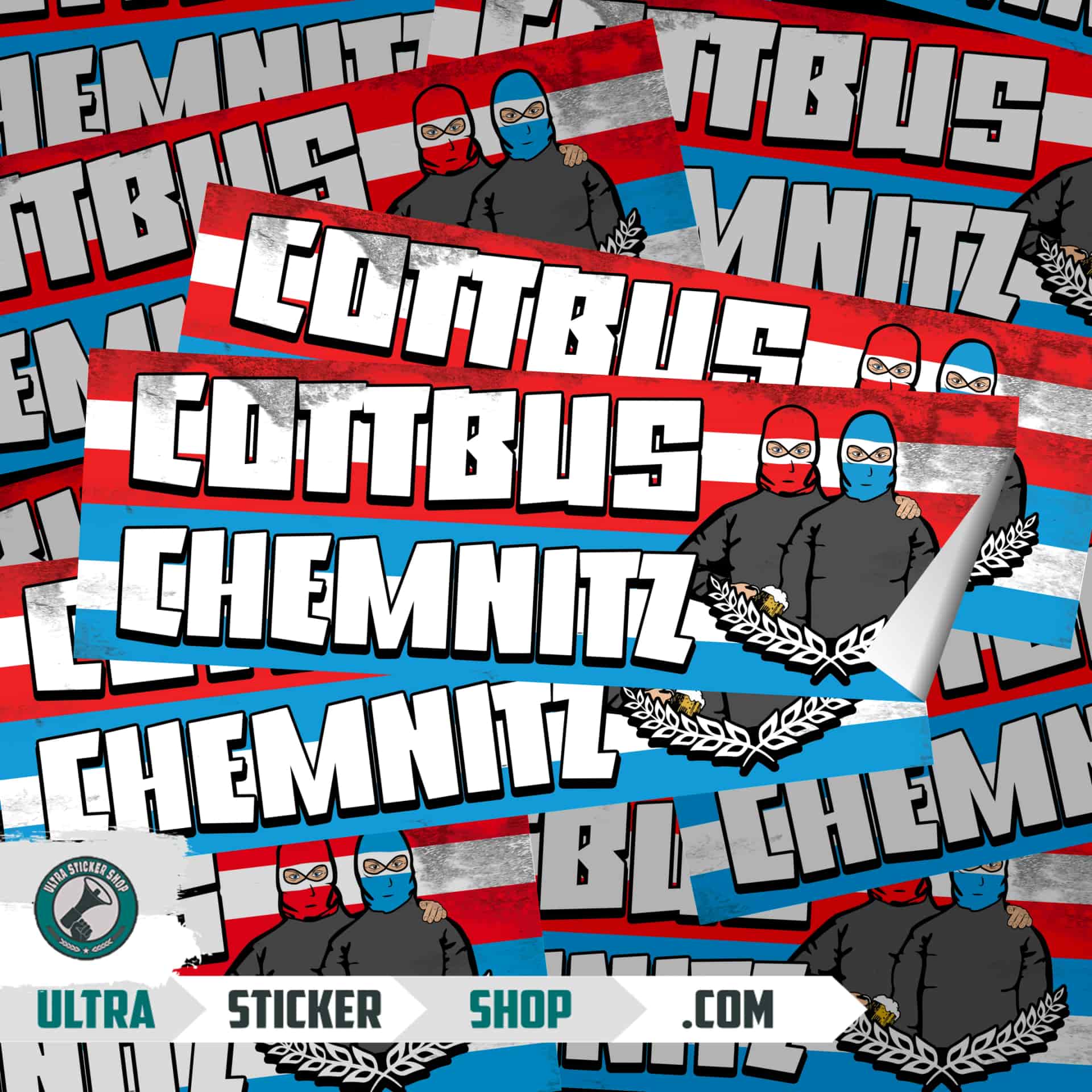 Chemnitz X Cottbus Stickers