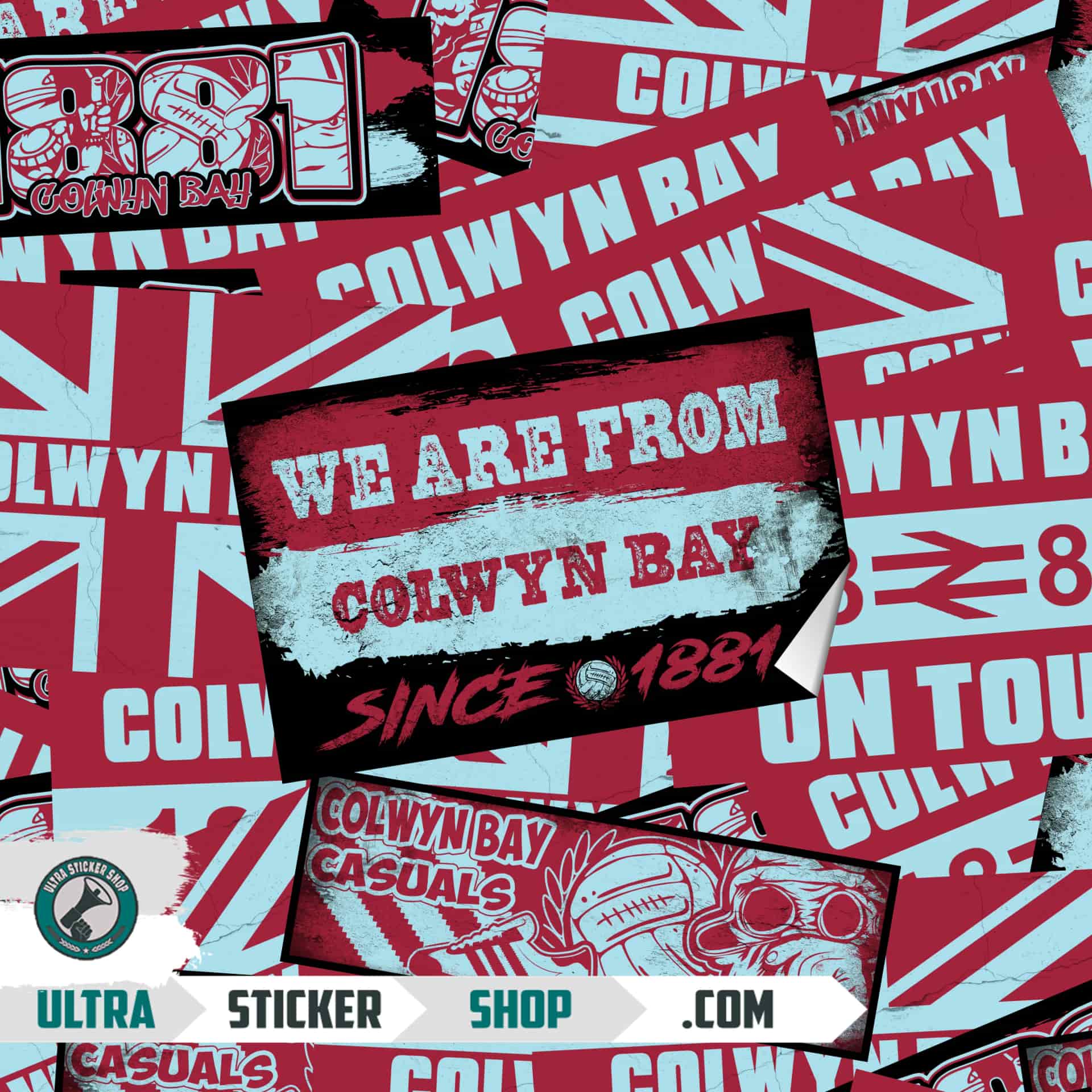 Colwyn Bay Sticker-Mix