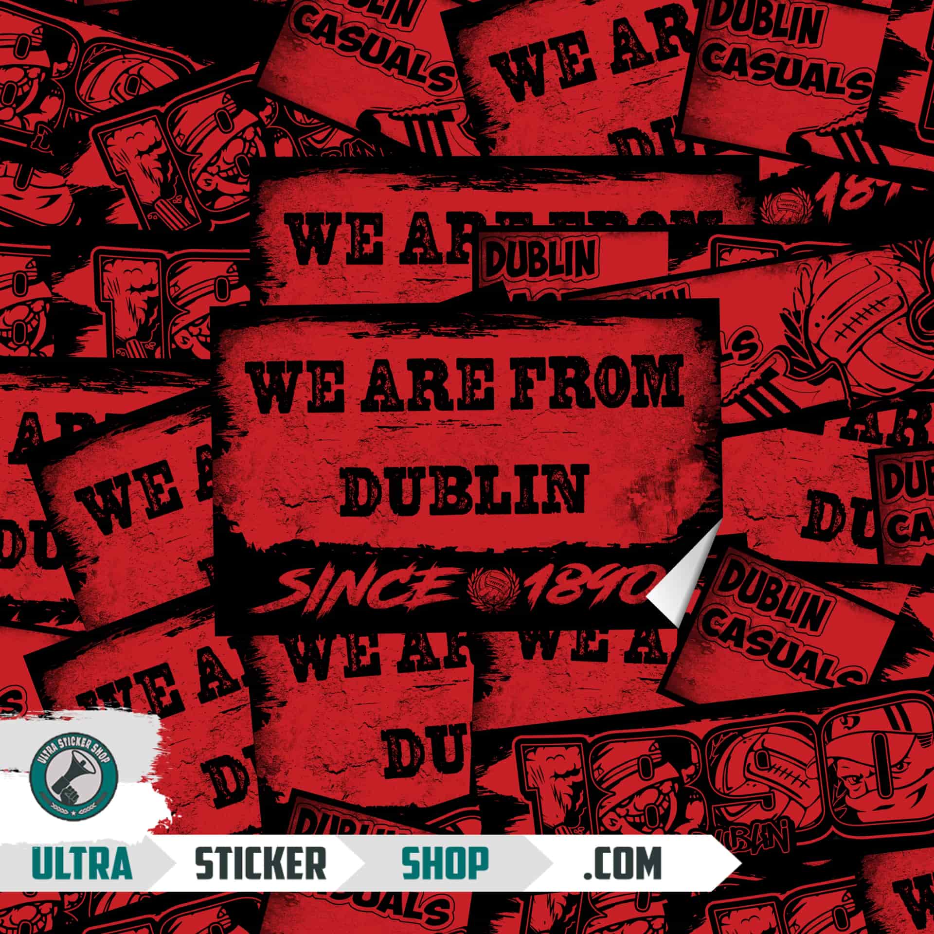 Dublin 1890 Sticker-Mix