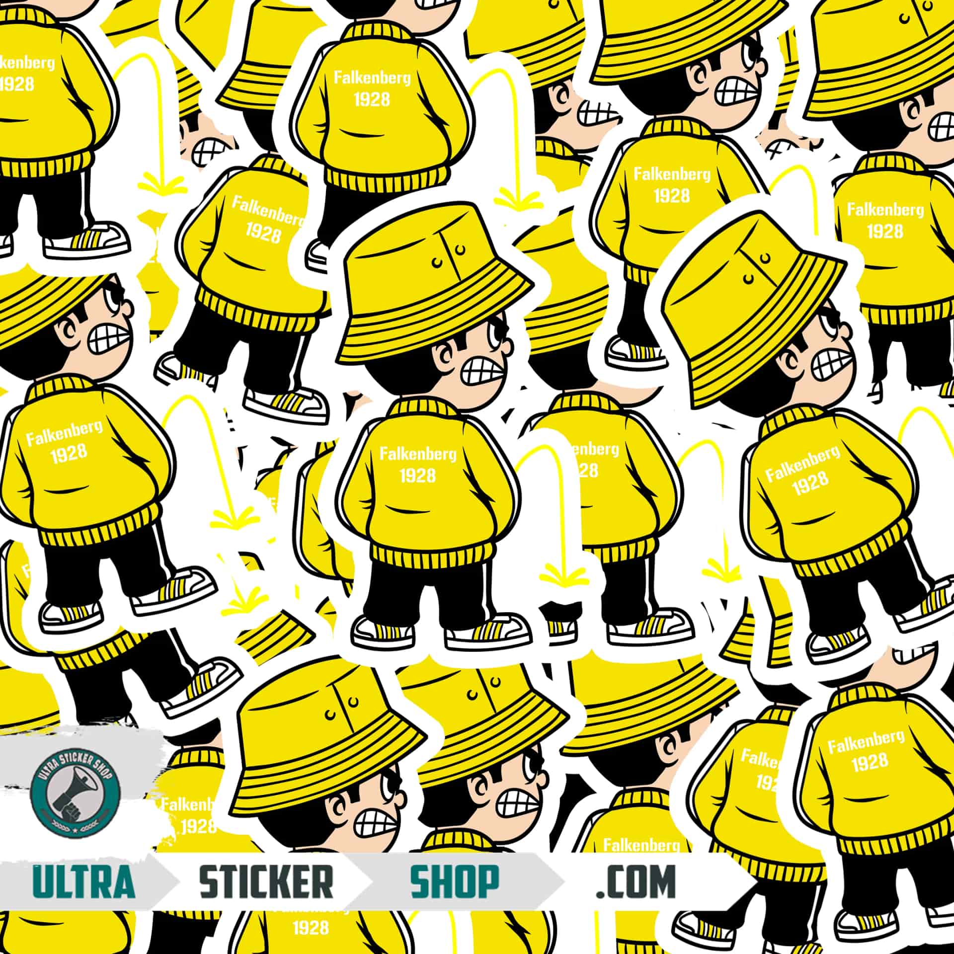 Falkenberg 1928 Pee Kid Stickers