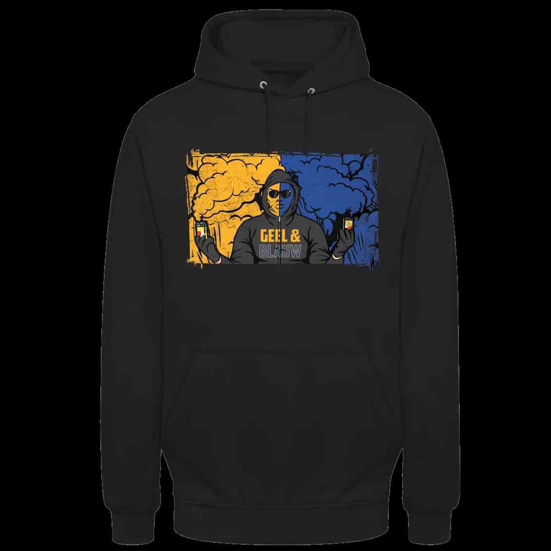 Geel & Blauw Hoodie