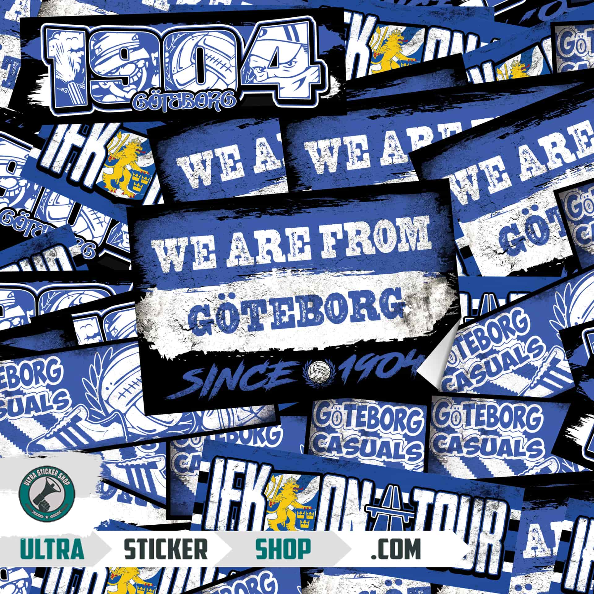 Göteborg 1904 Sticker-Mix