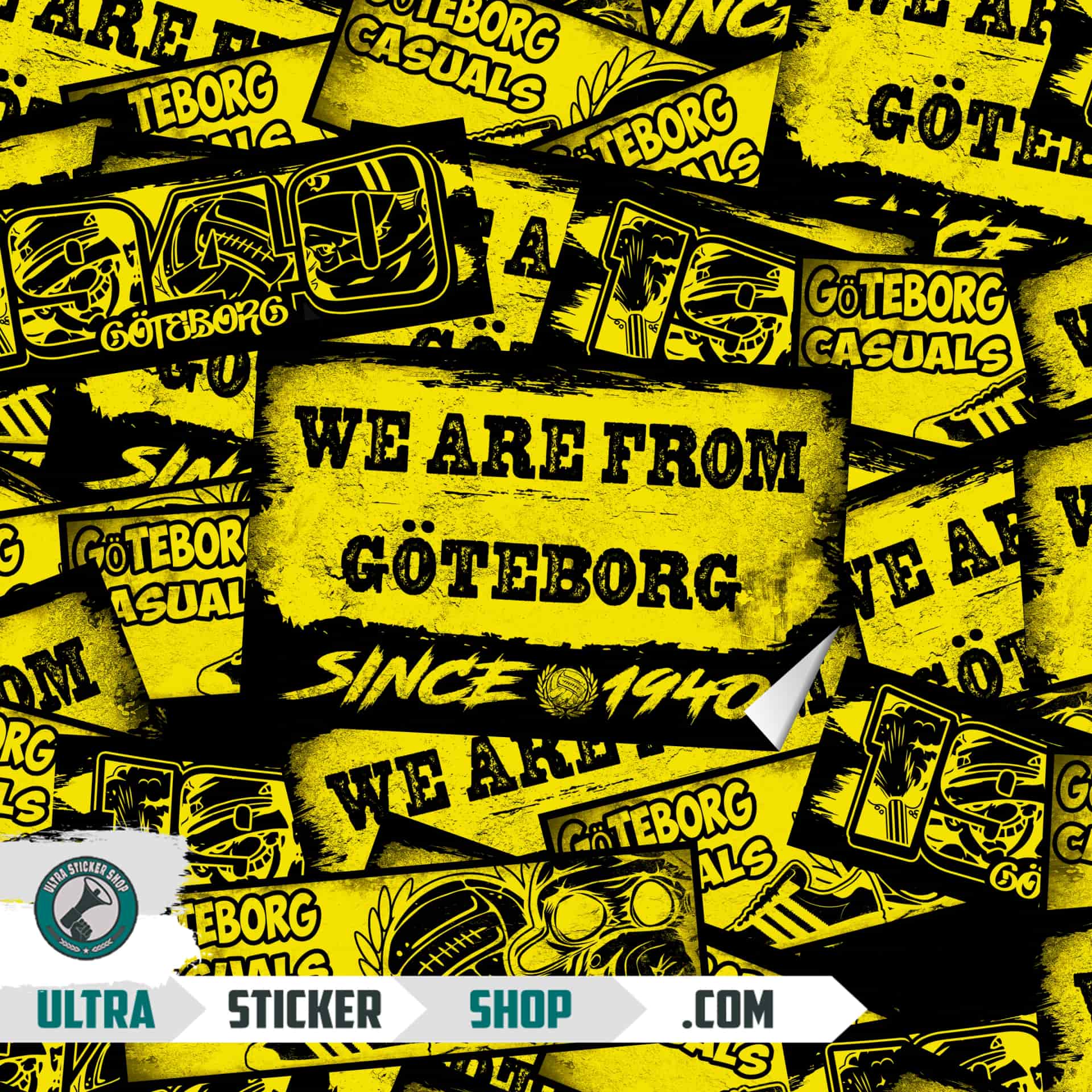 Göteborg 1940 Sticker-Mix