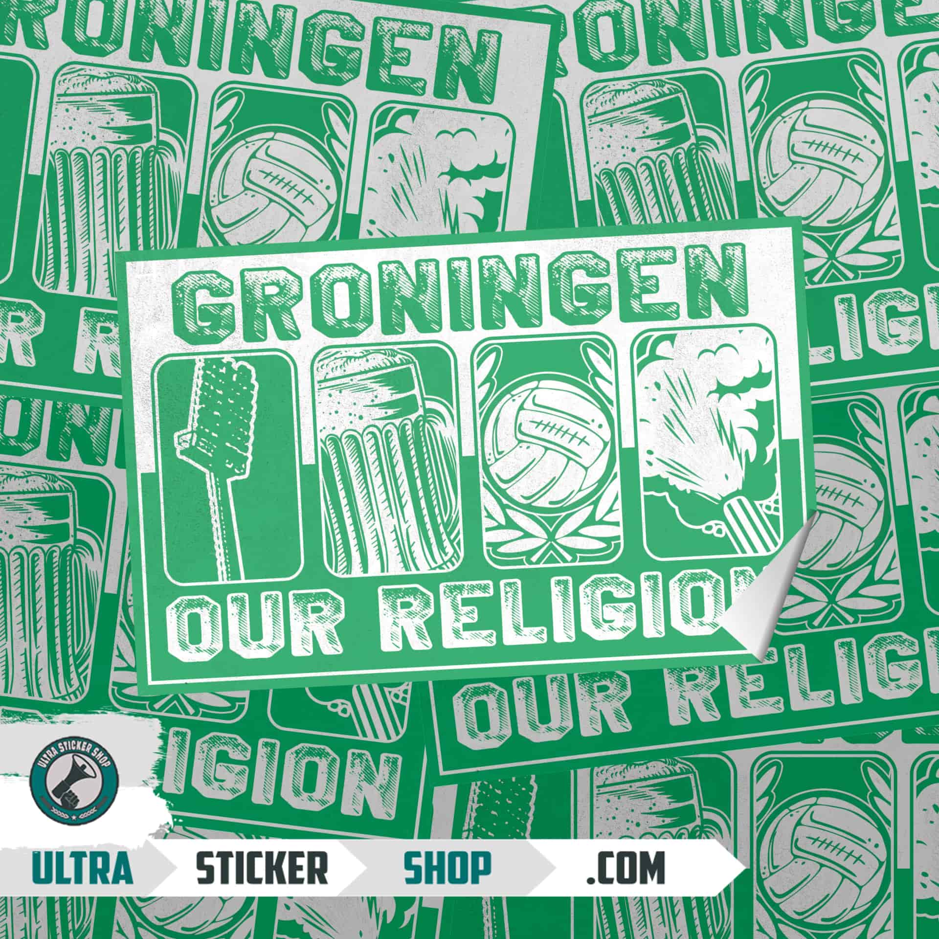 Groningen our religion Stickers