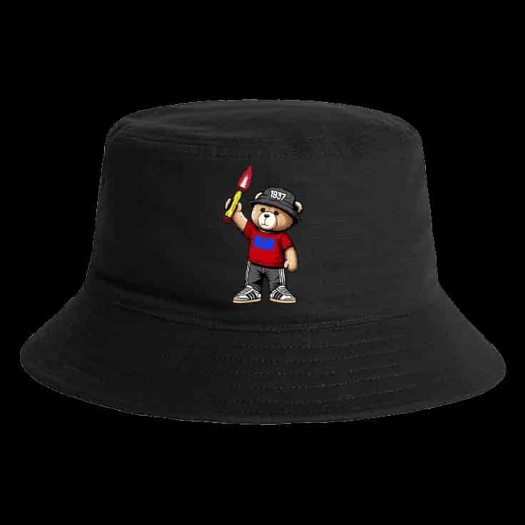 Guidonia Montecelio 1937 bear Bucket Hat