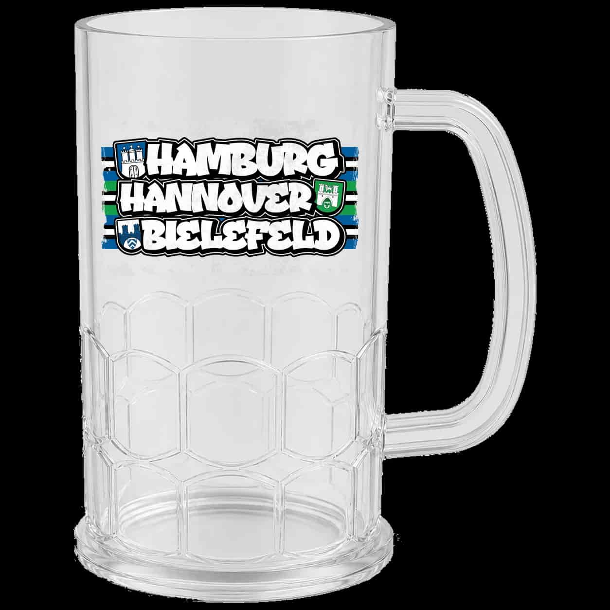 Hamburg Hannover Bielefeld Beer Mug