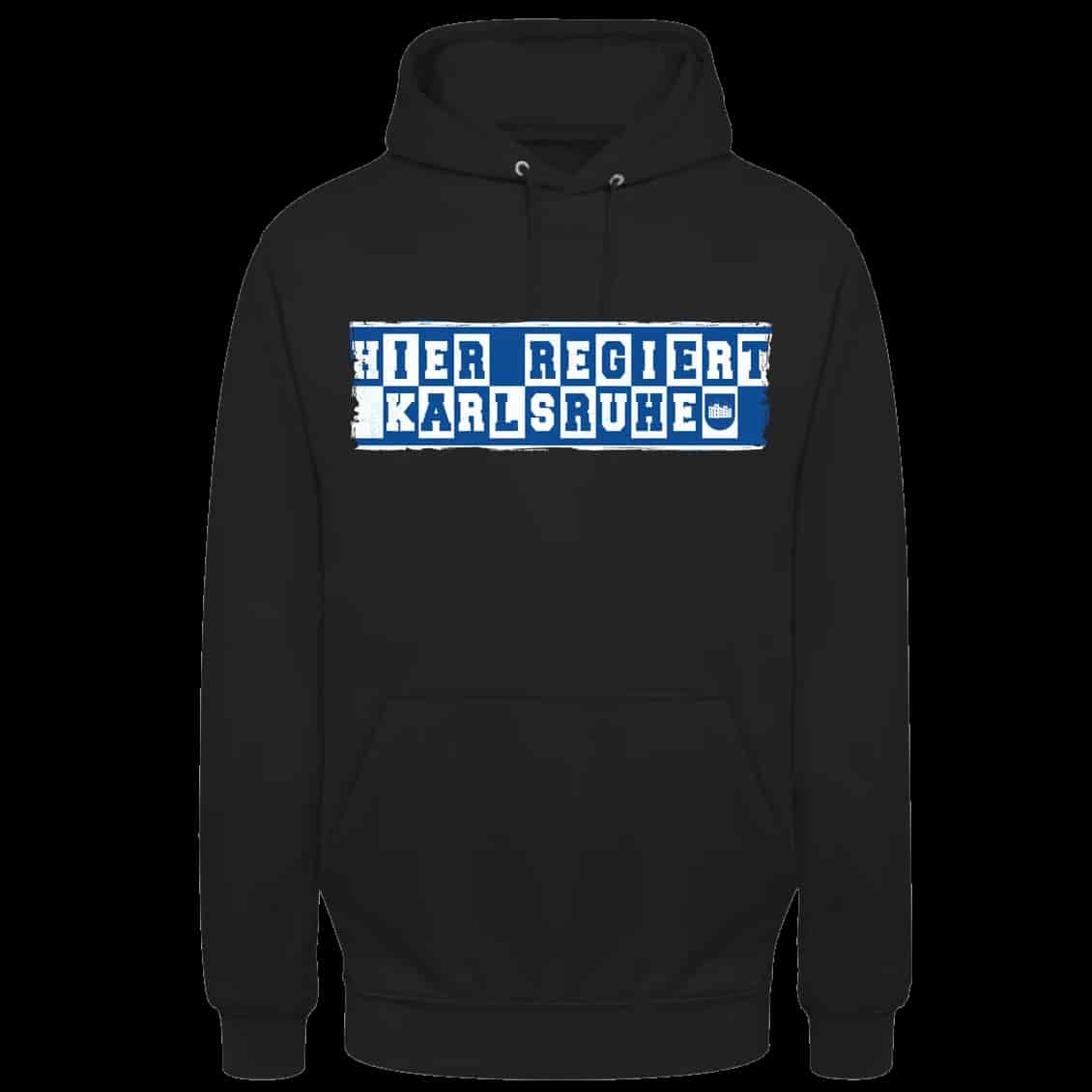 Hier regiert Karlsruhe Hoodie