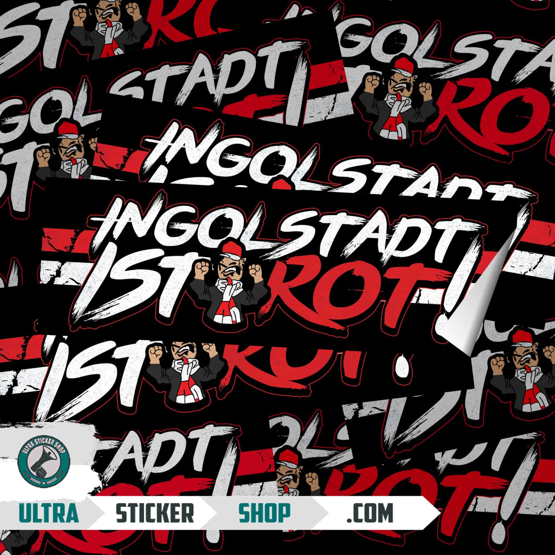 Ingolstadt ist rot! Stickers