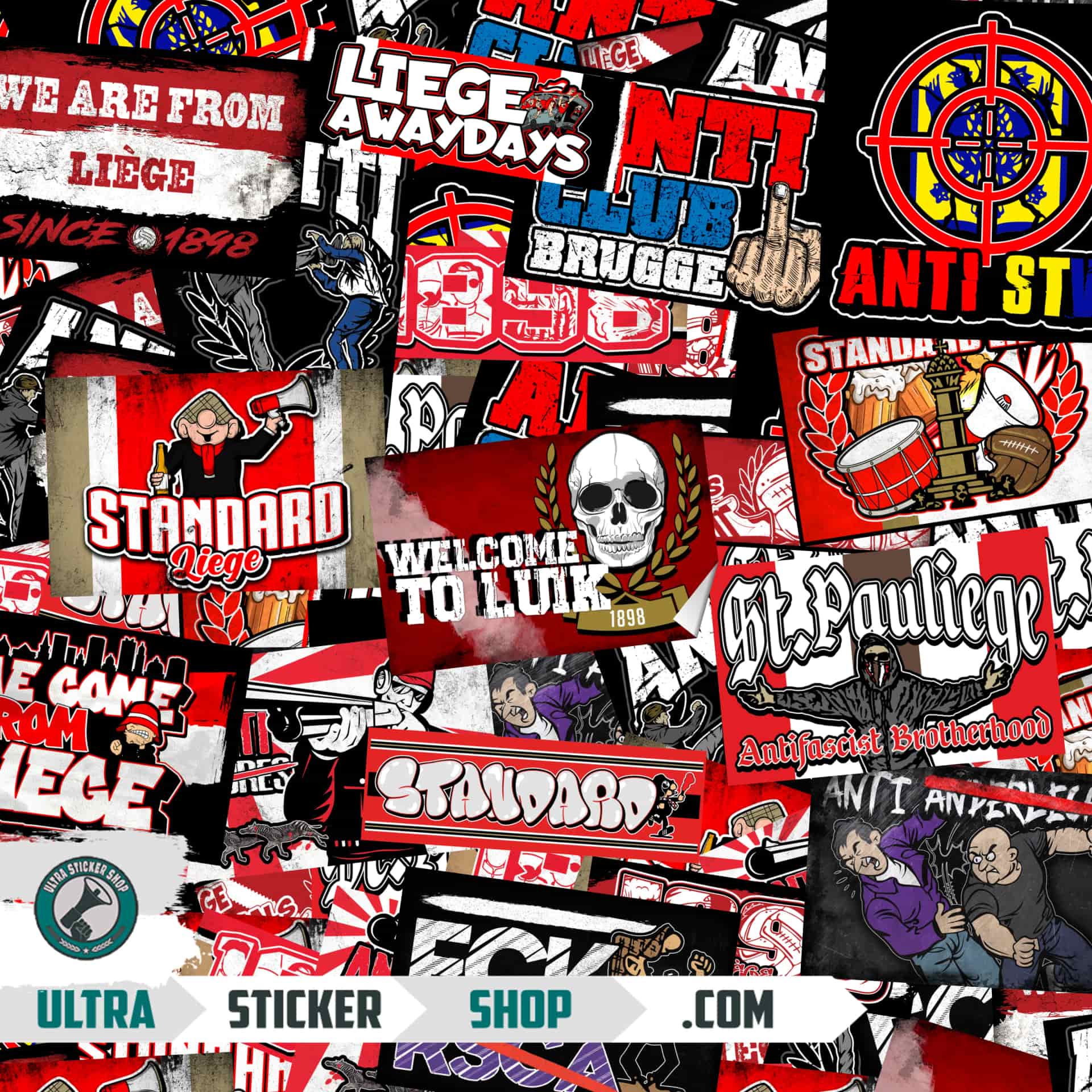 Liège Sticker-Mix