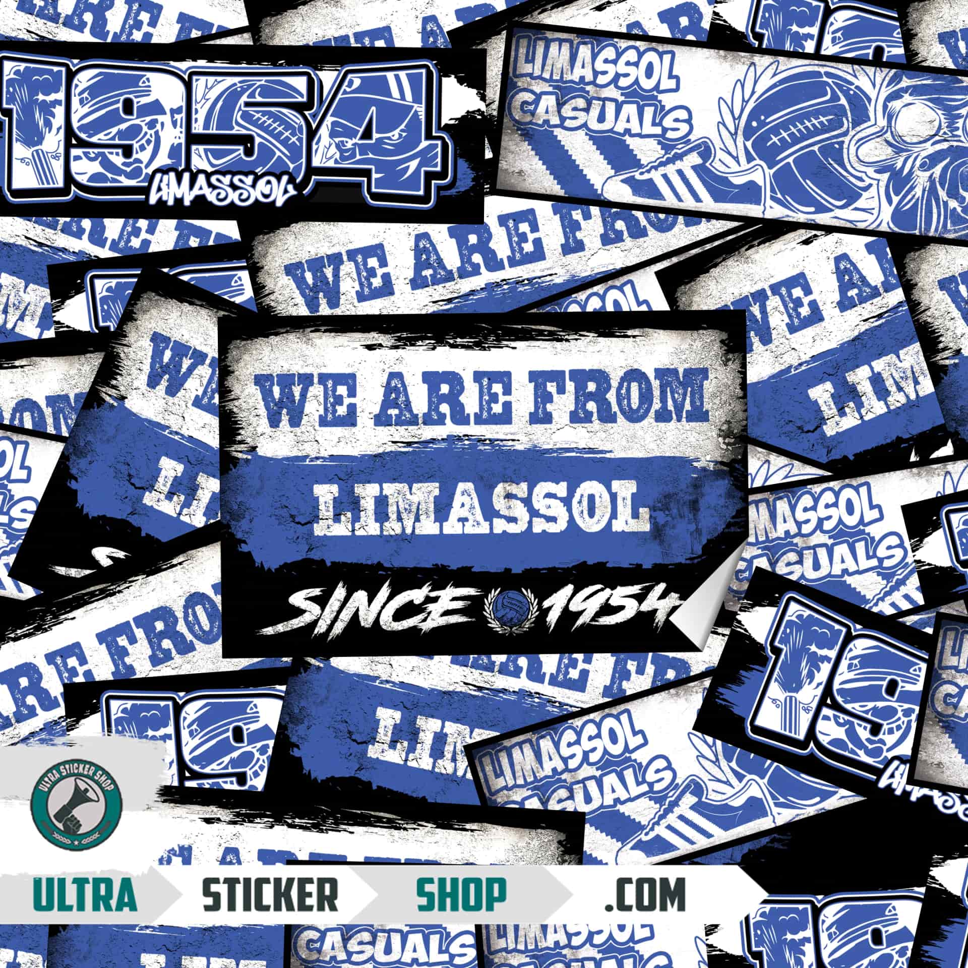Limassol 1954 Sticker-Mix