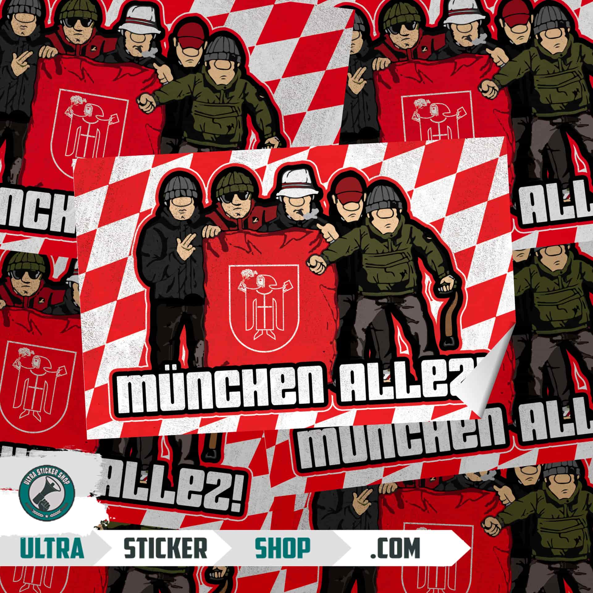 München Allez Stickers