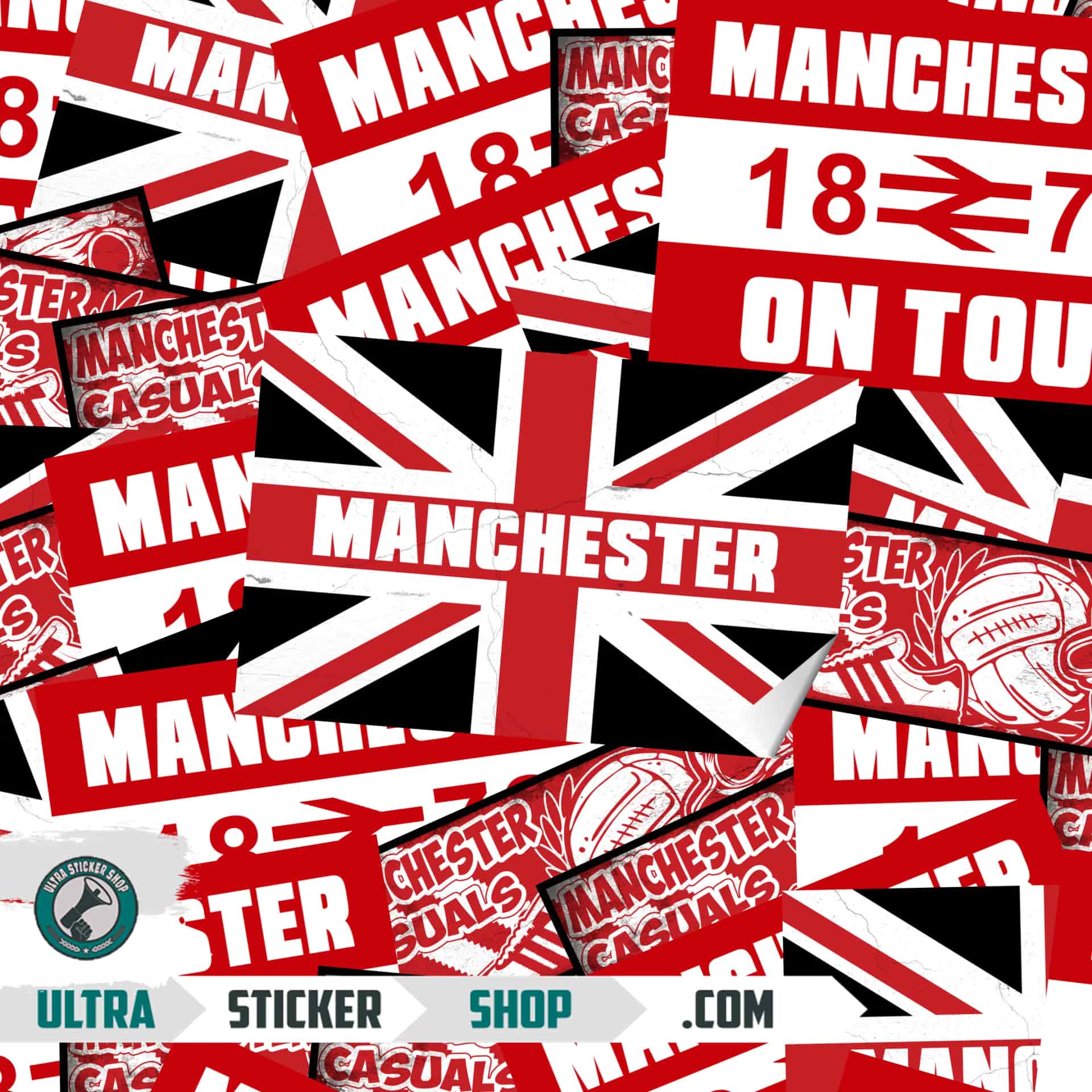 Manchester 1878 Sticker-Mix