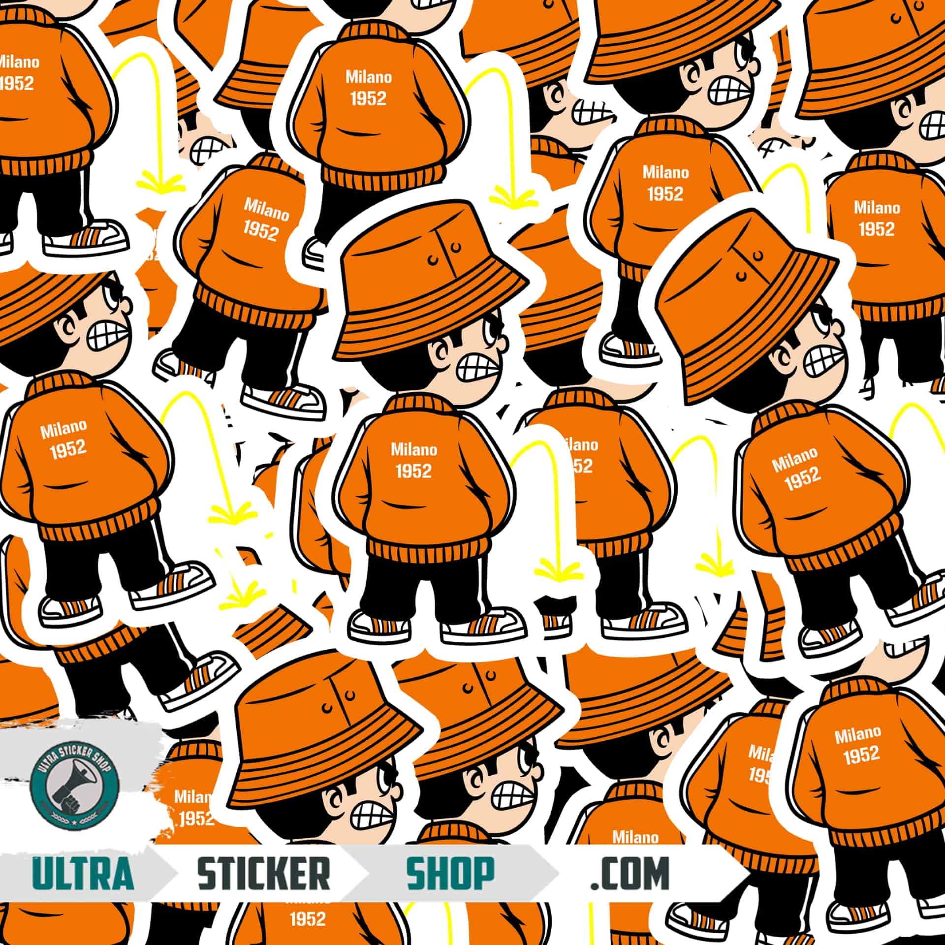 Milano 1952 Pee Kid Stickers