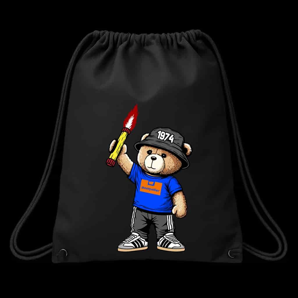 Montpellier 1974 bear Sack Pack