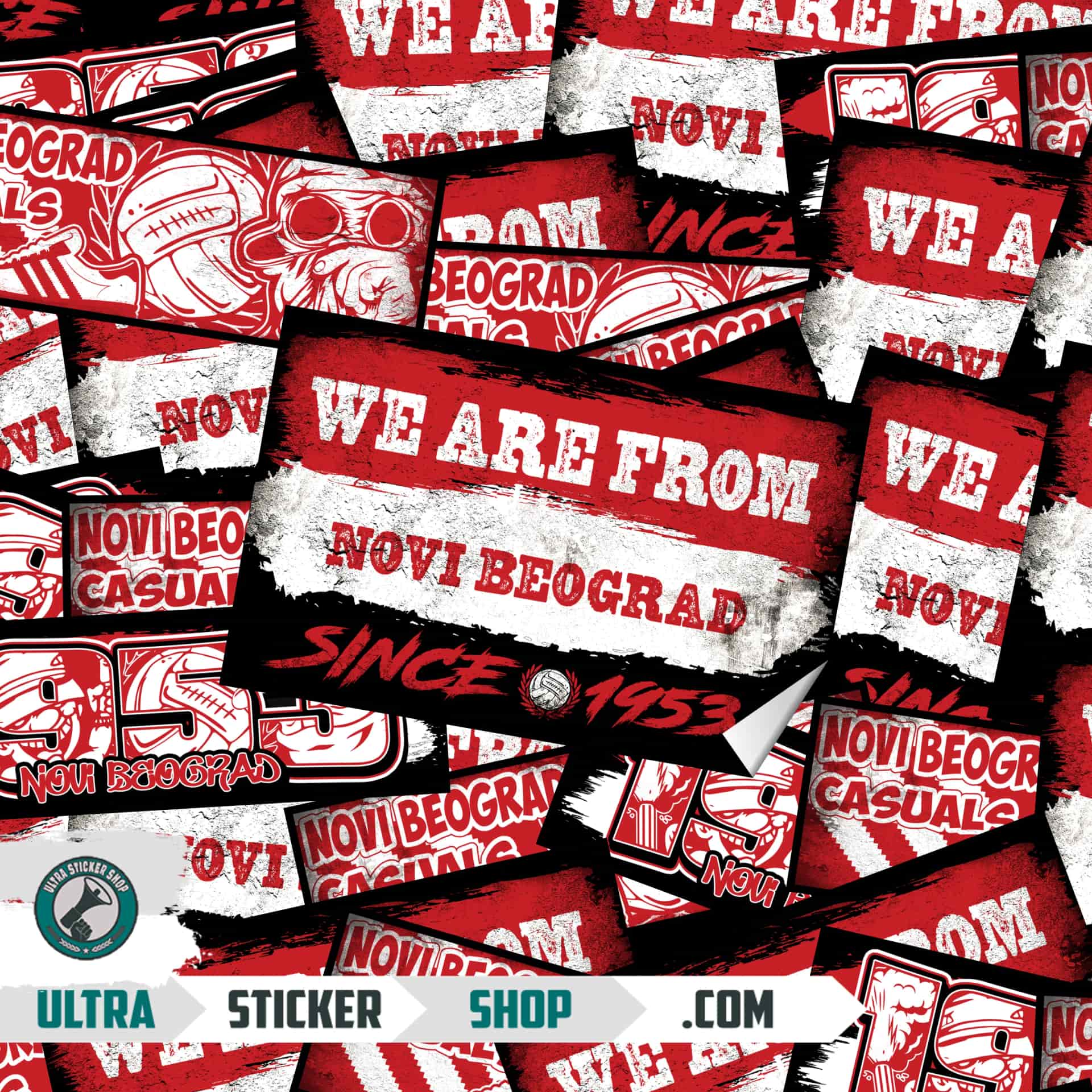 Novi Beograd Sticker-Mix