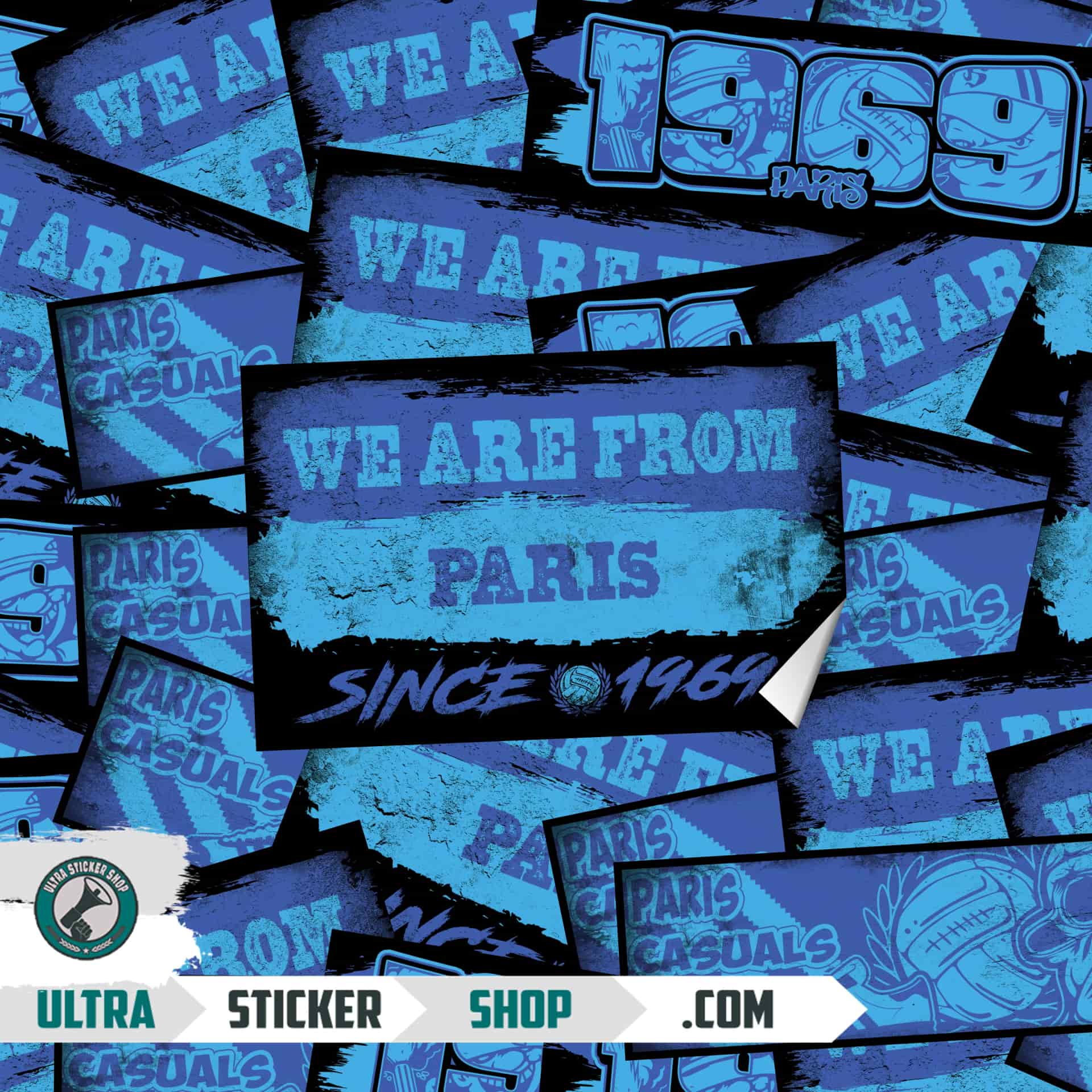 Paris 1969 Sticker-Mix