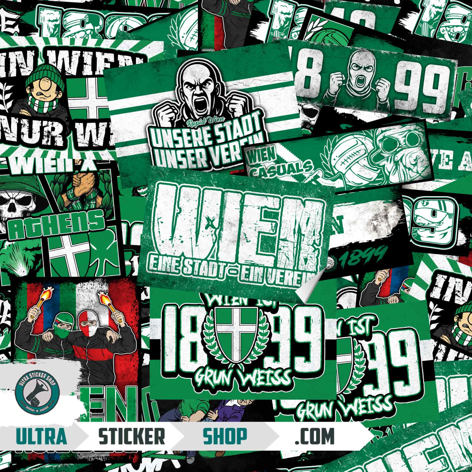 Rapid Wien Sticker-Mix