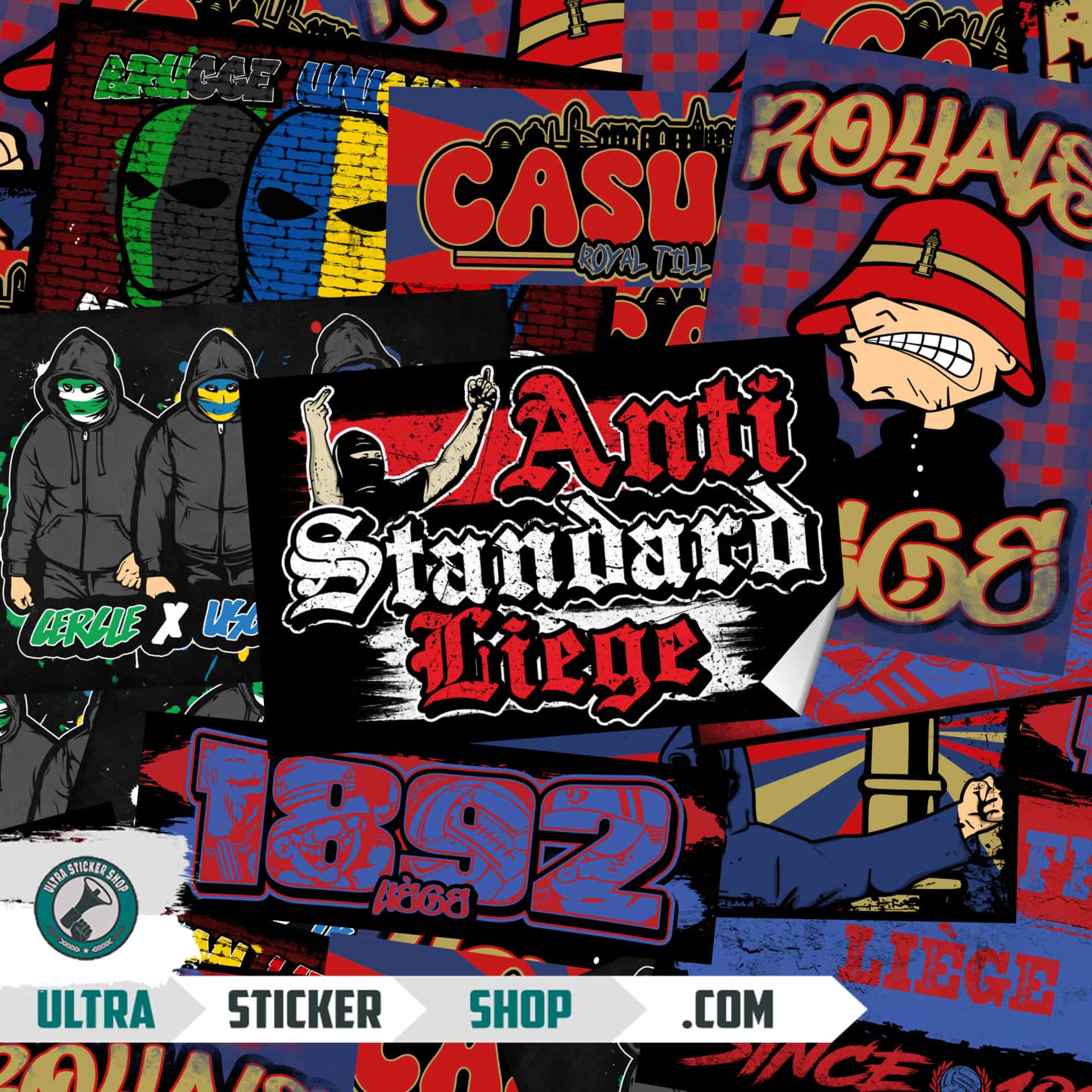 Liège 1892 Sticker-Mix