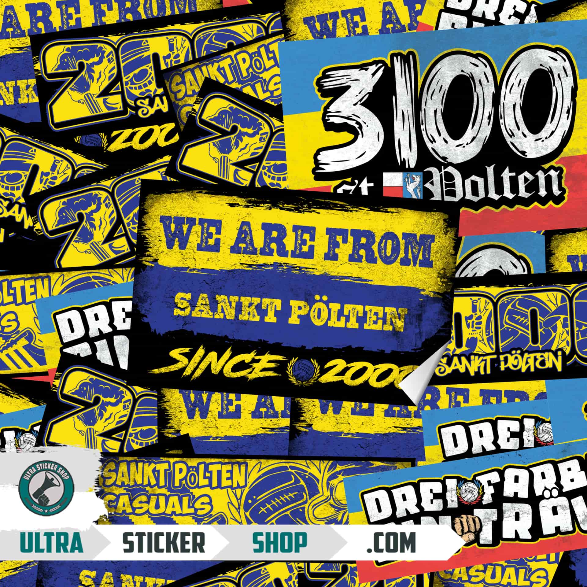 Sankt Pölten Sticker-Mix