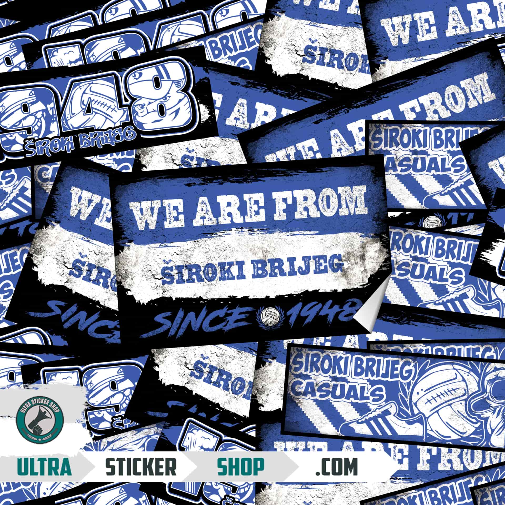 Široki Brijeg Sticker-Mix