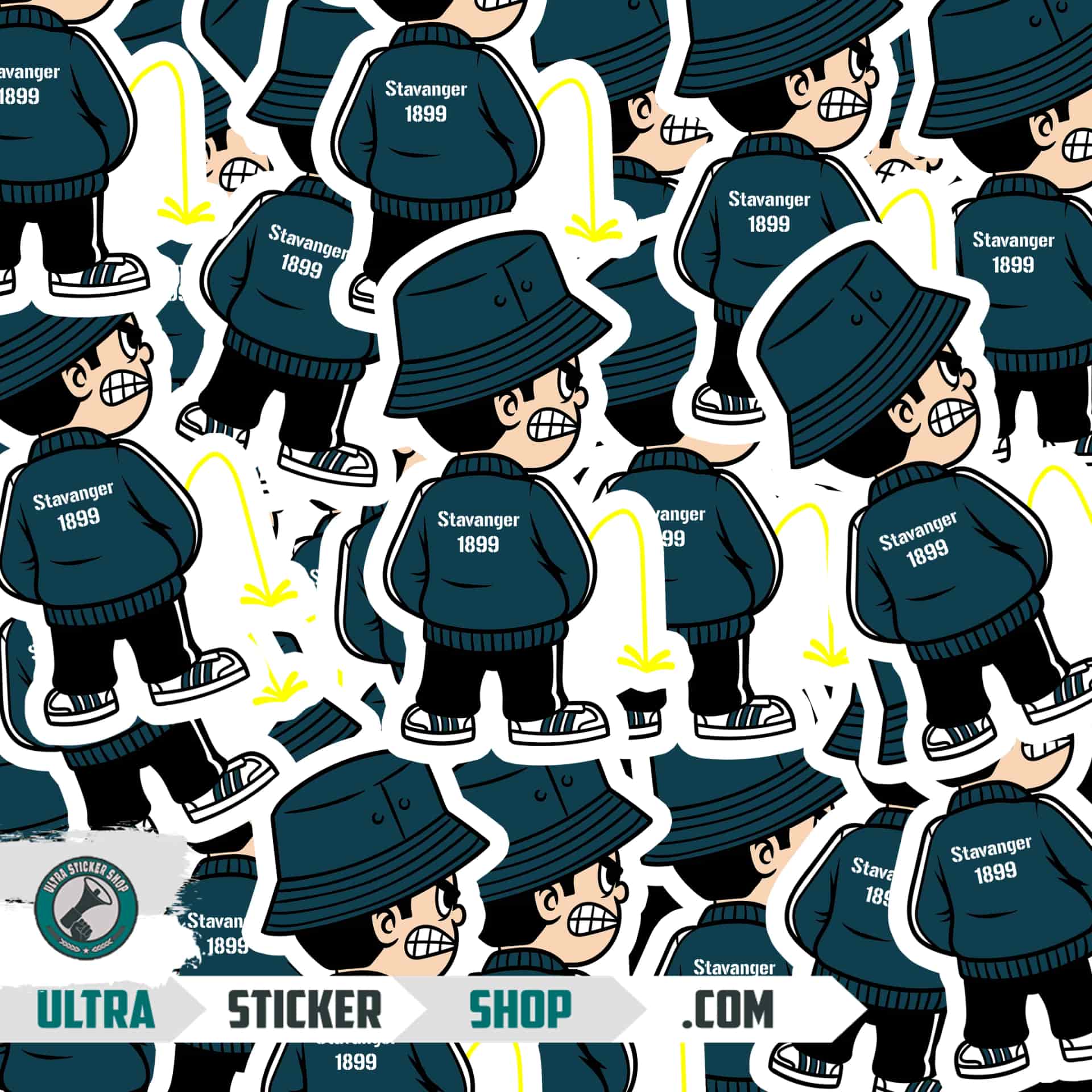 Stavanger 1899 Pee Kid Stickers