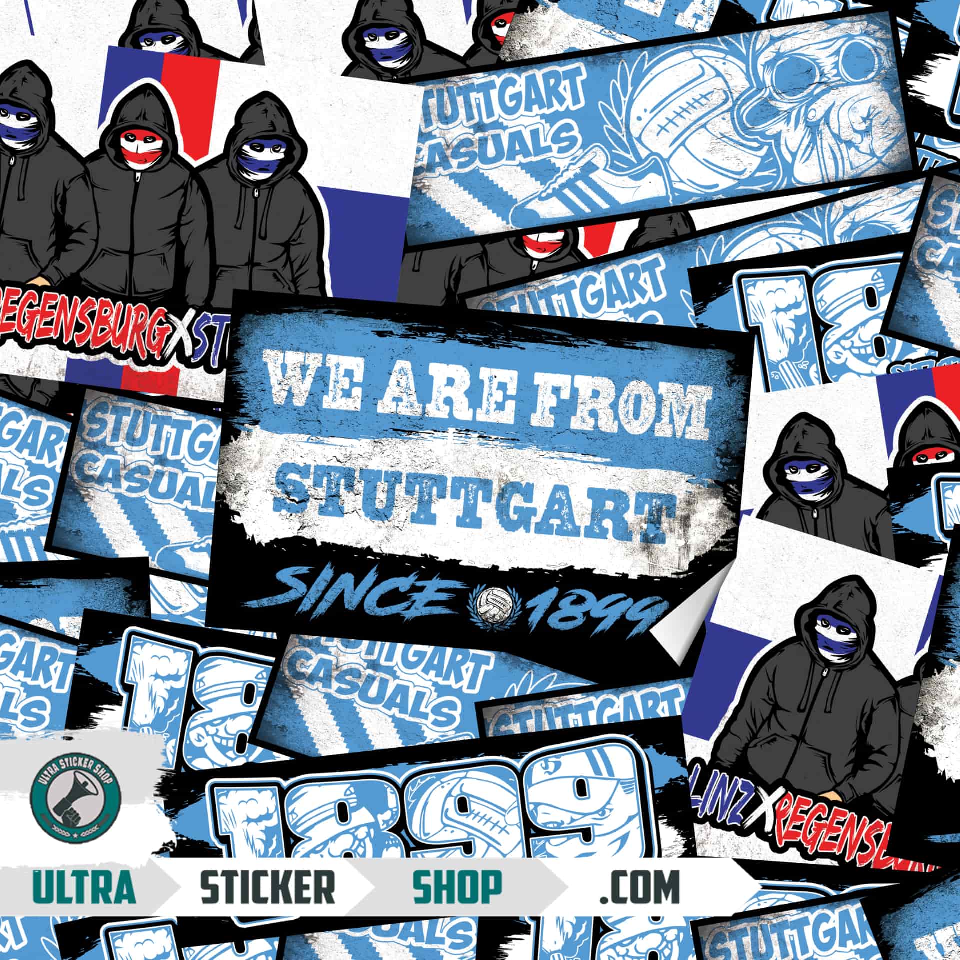 Stuttgart 1899 Sticker-Mix