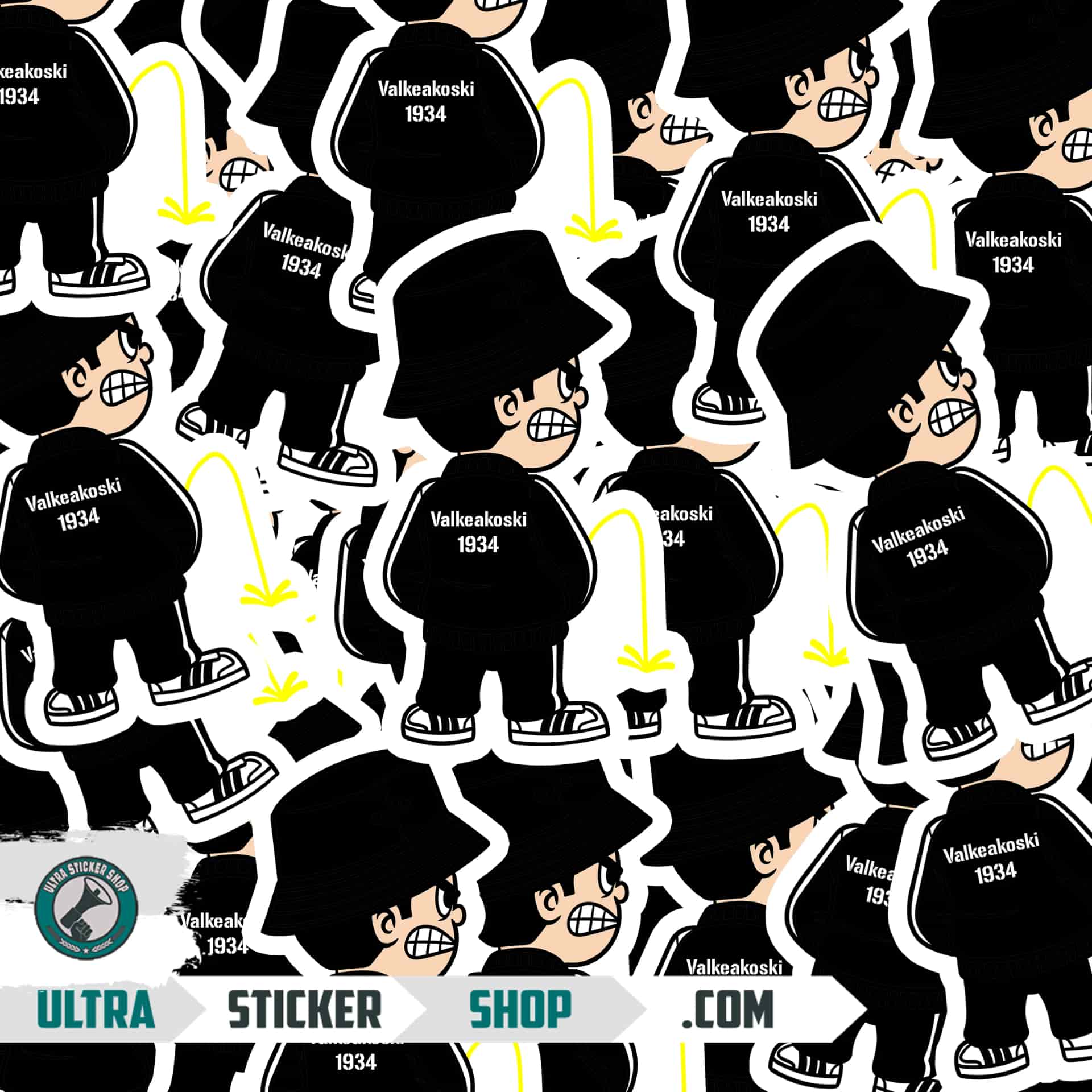 Valkeakoski 1934 Pee Kid Stickers