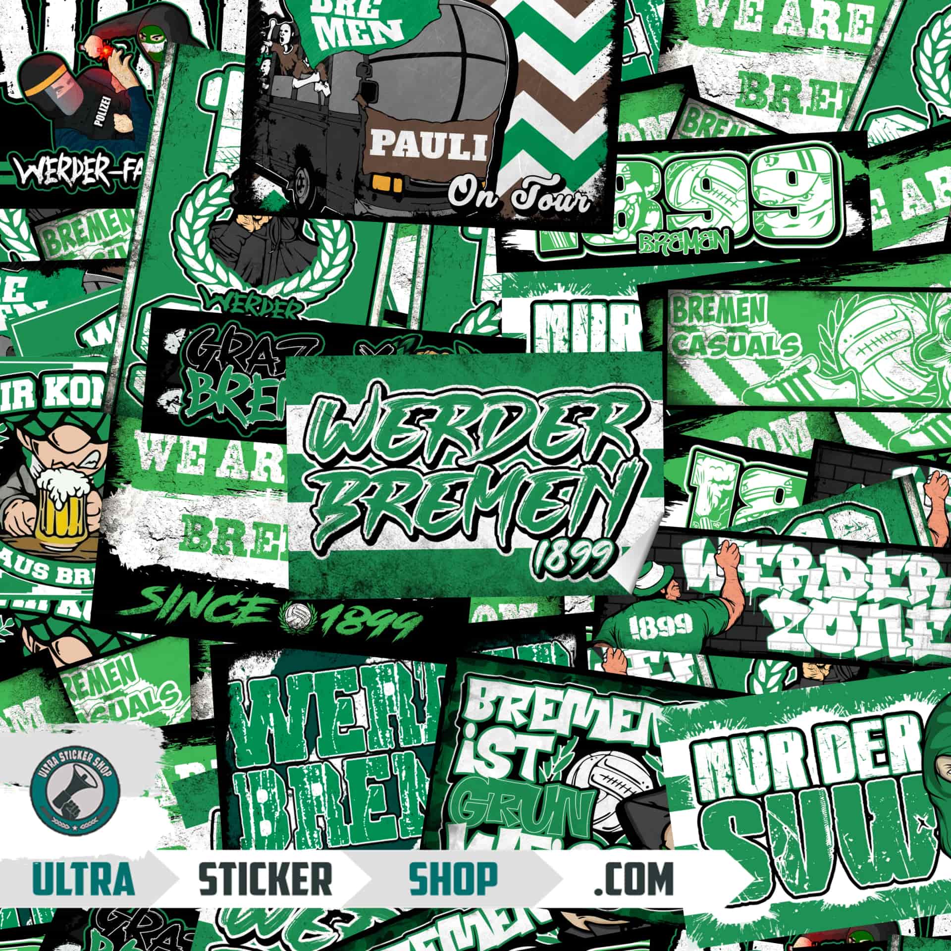 Werder Bremen Sticker-Mix