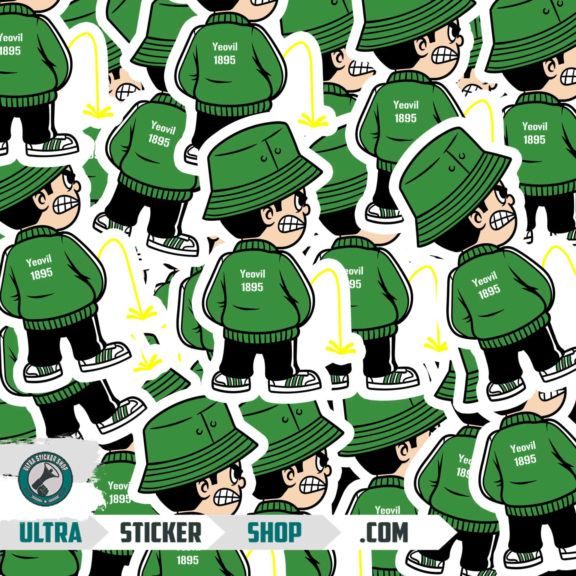 Yeovil 1895 Pee Kid Stickers
