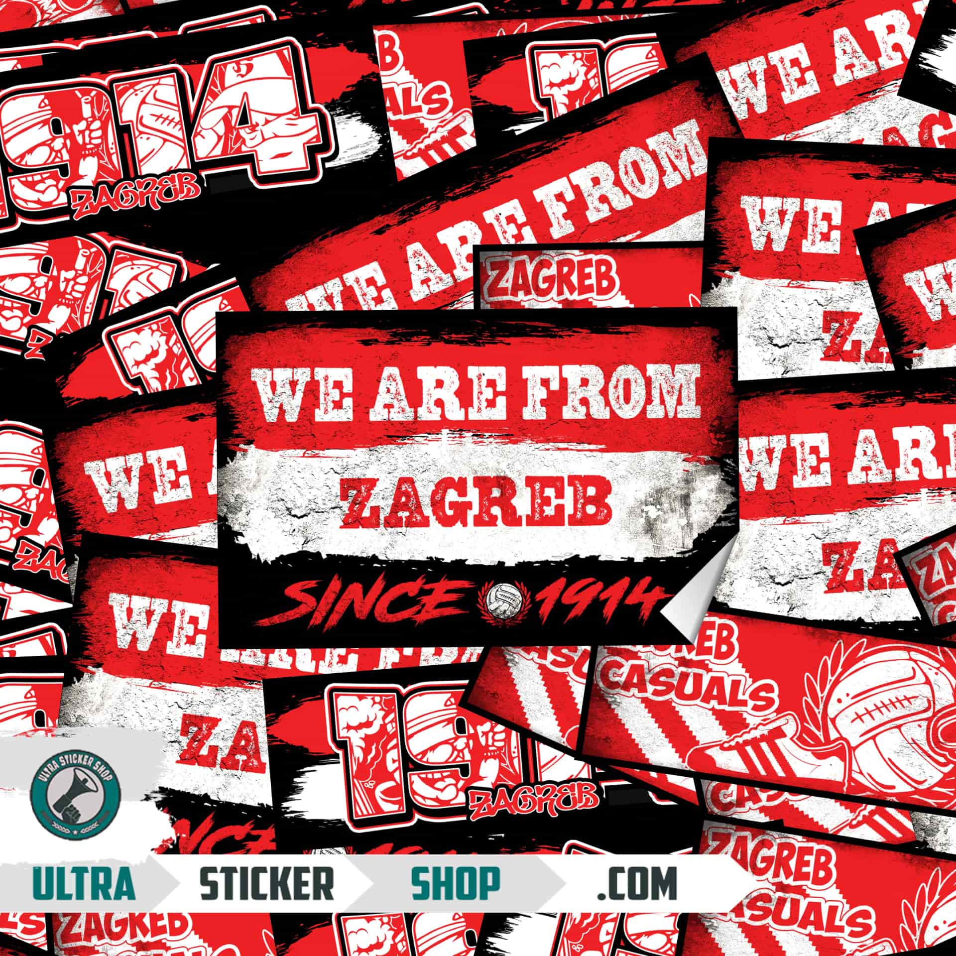 Zagreb 1914 Sticker-Mix