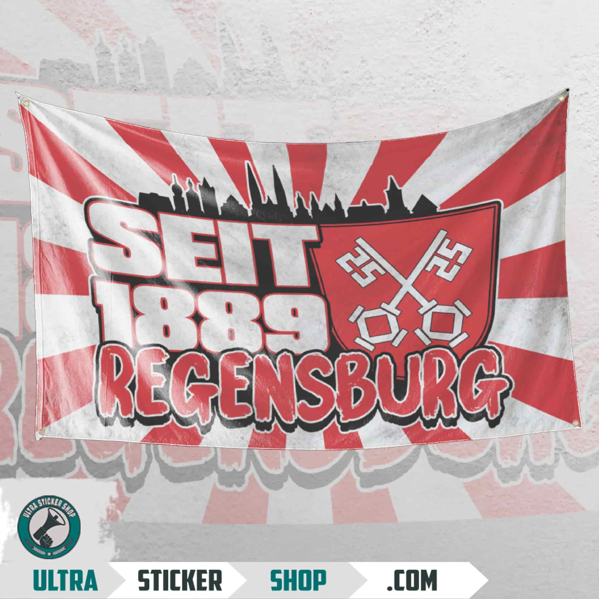 Seit 1889 regensburg Flag