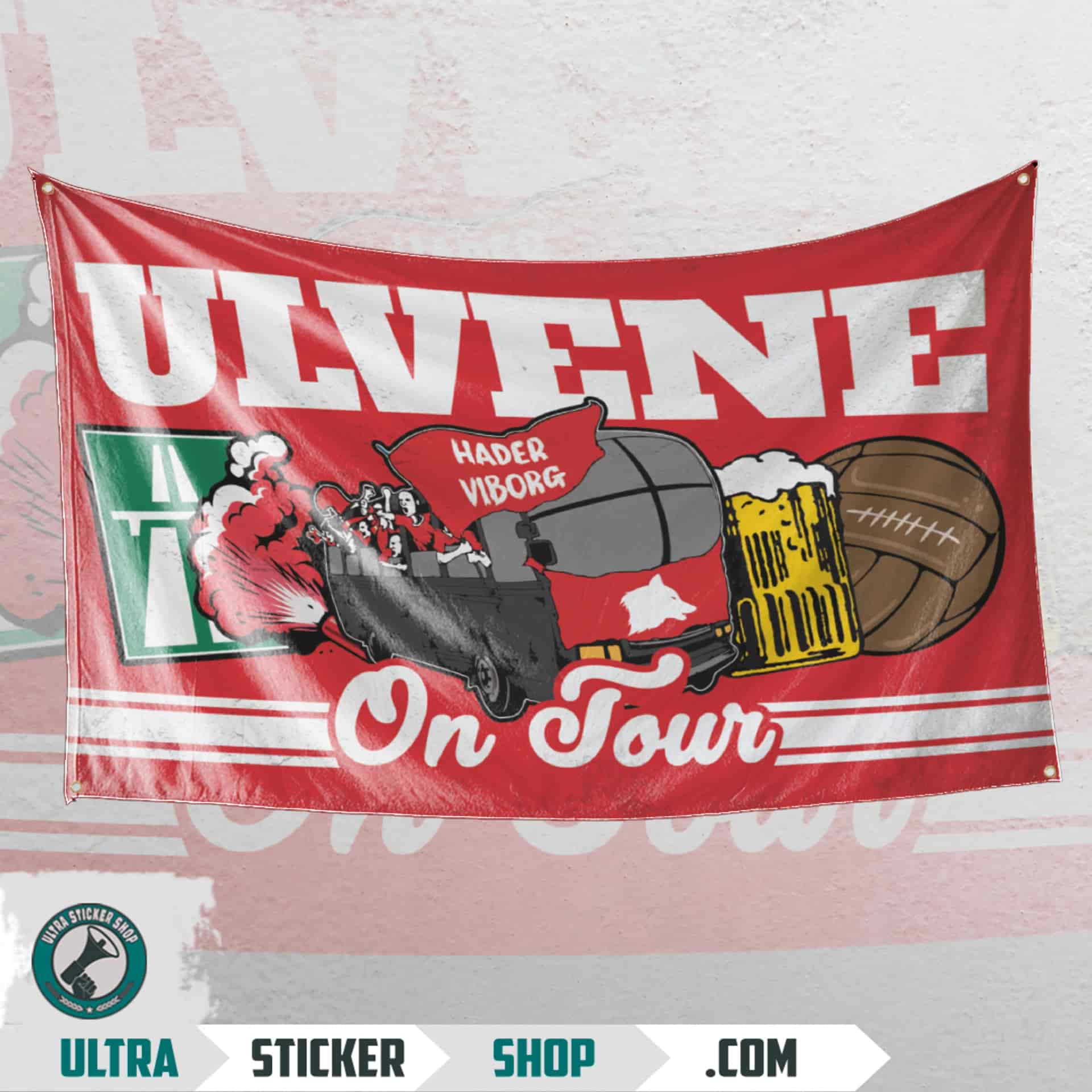 Ulvene on tour Flag