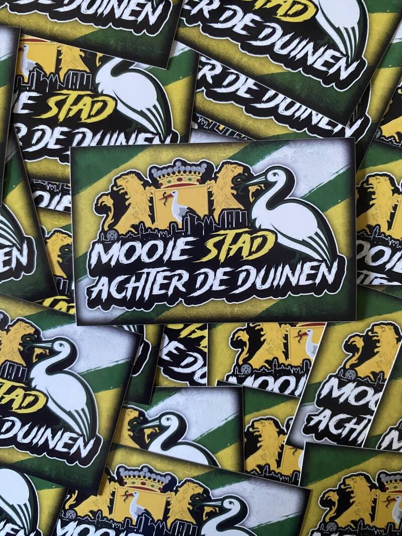 Mooie stad achter de duinen