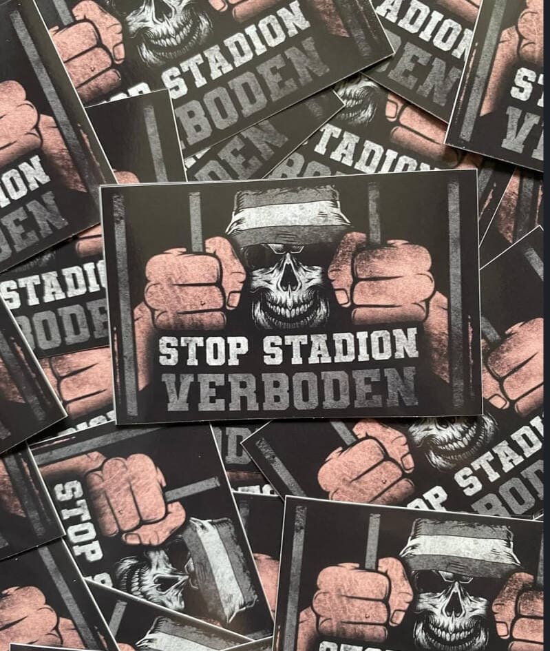 Stop stadion verboden