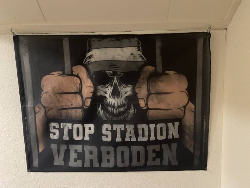 Stop stadion verboden