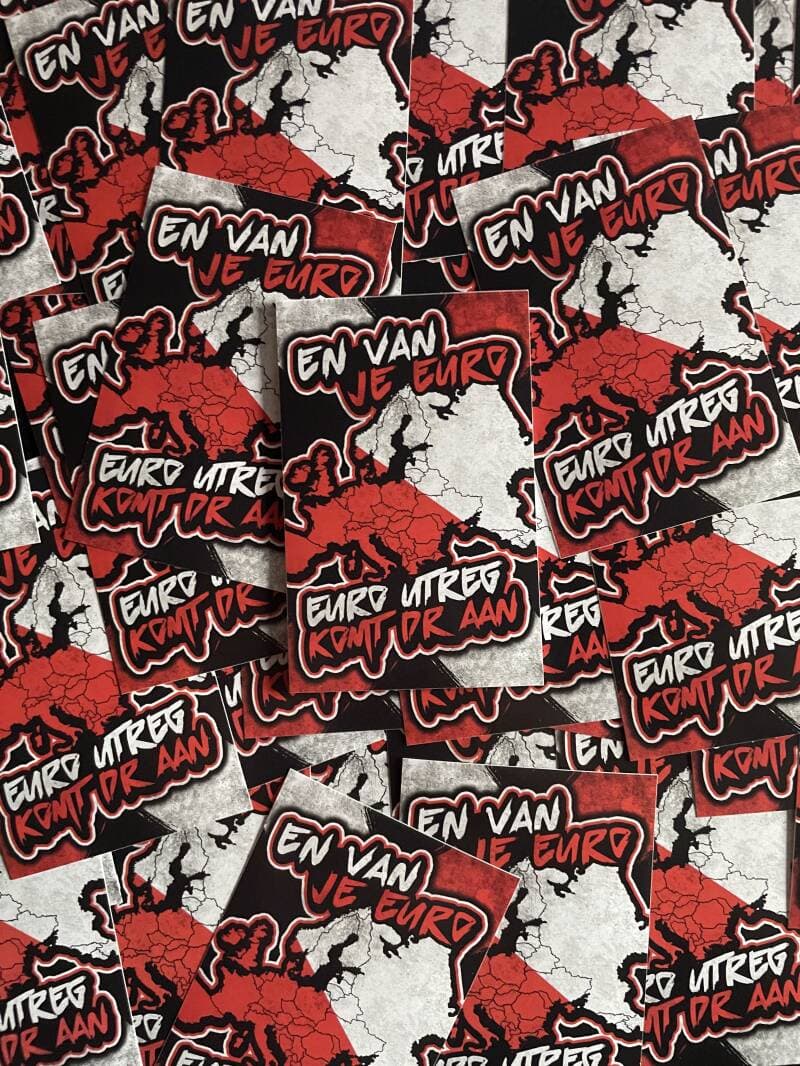 En van je Euro Euro Utreg komt dr aan