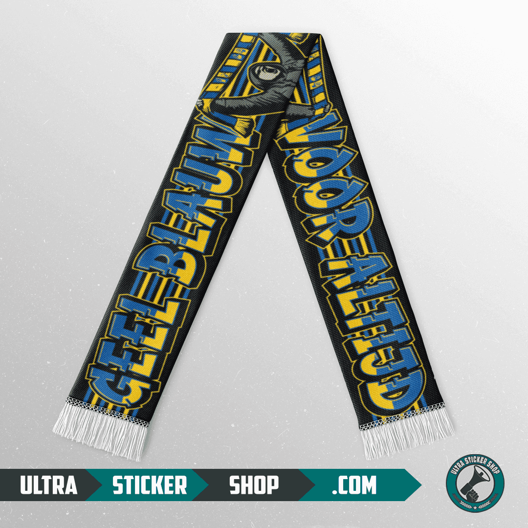 Geel blauw voor altijd Scarf