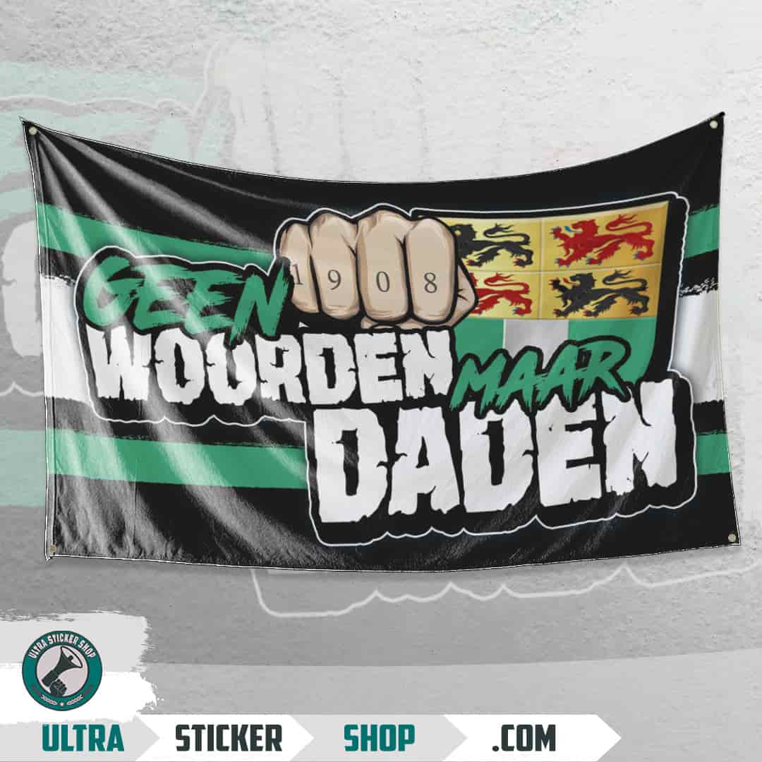 Geen woorden maar daden Flag
