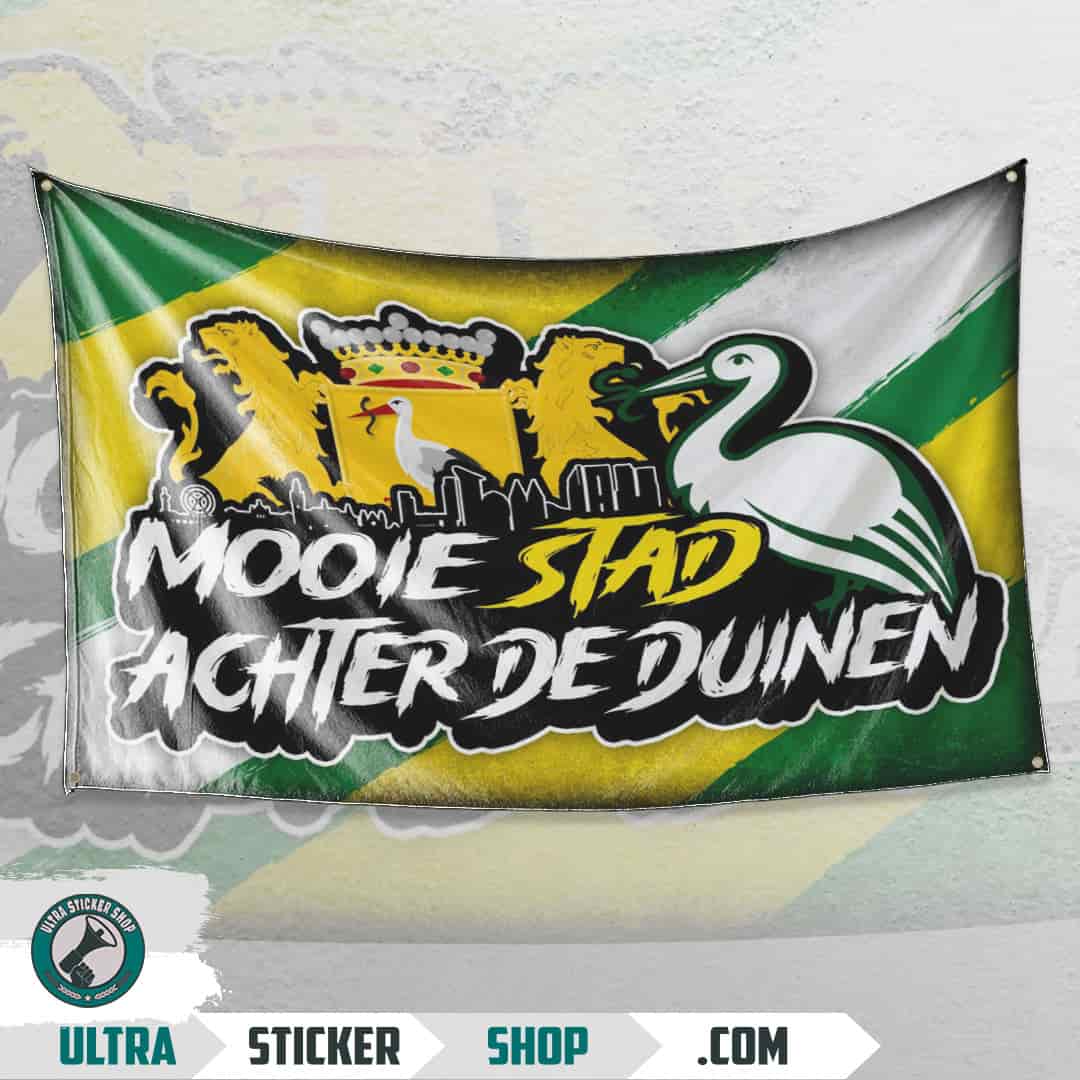 Mooie stad achter de duinen Flag