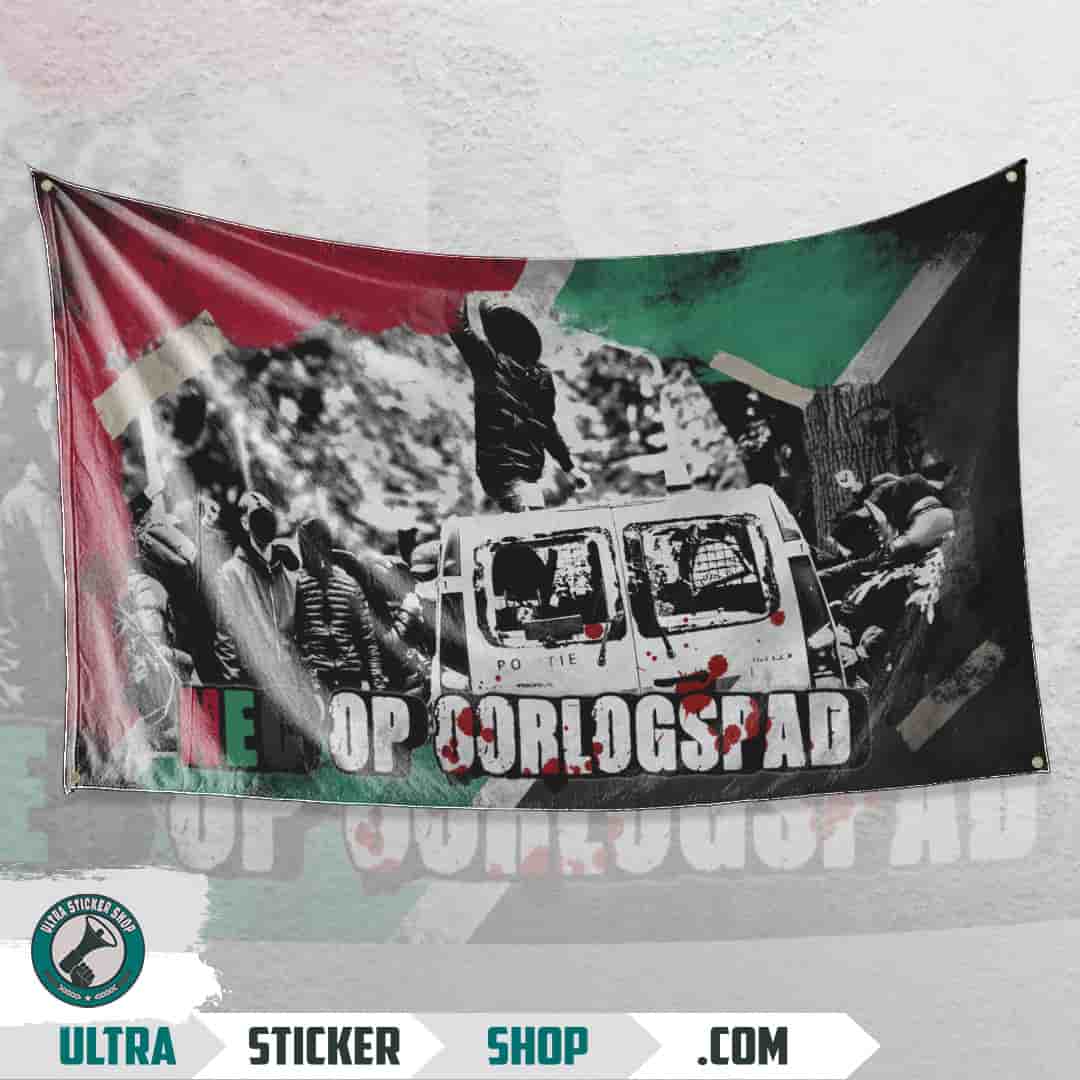 NEC op oorlogspad Flag