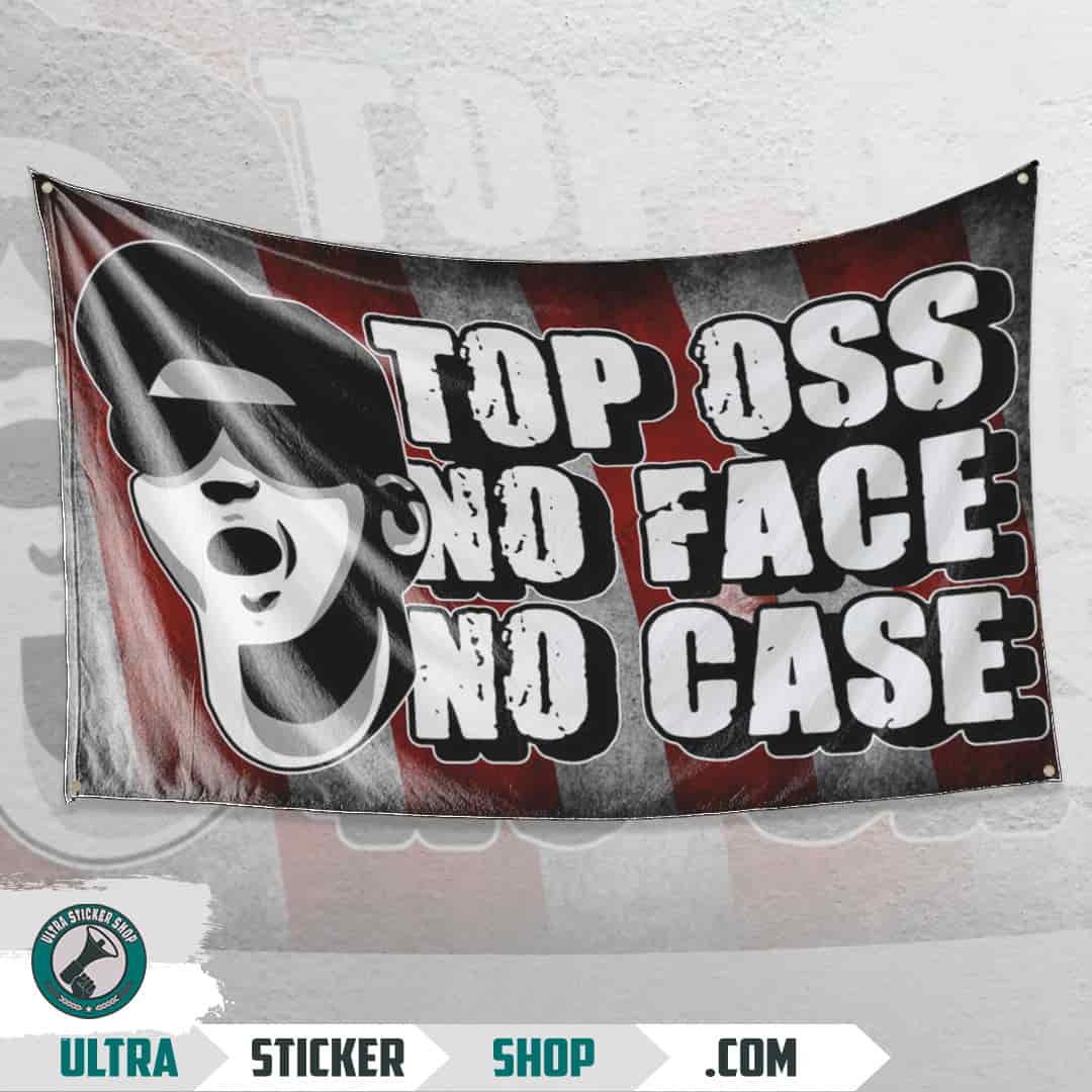 Top Oss no face no case Flag